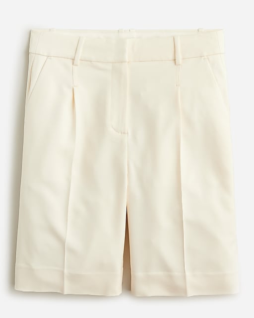 High-rise trouser short in city twill