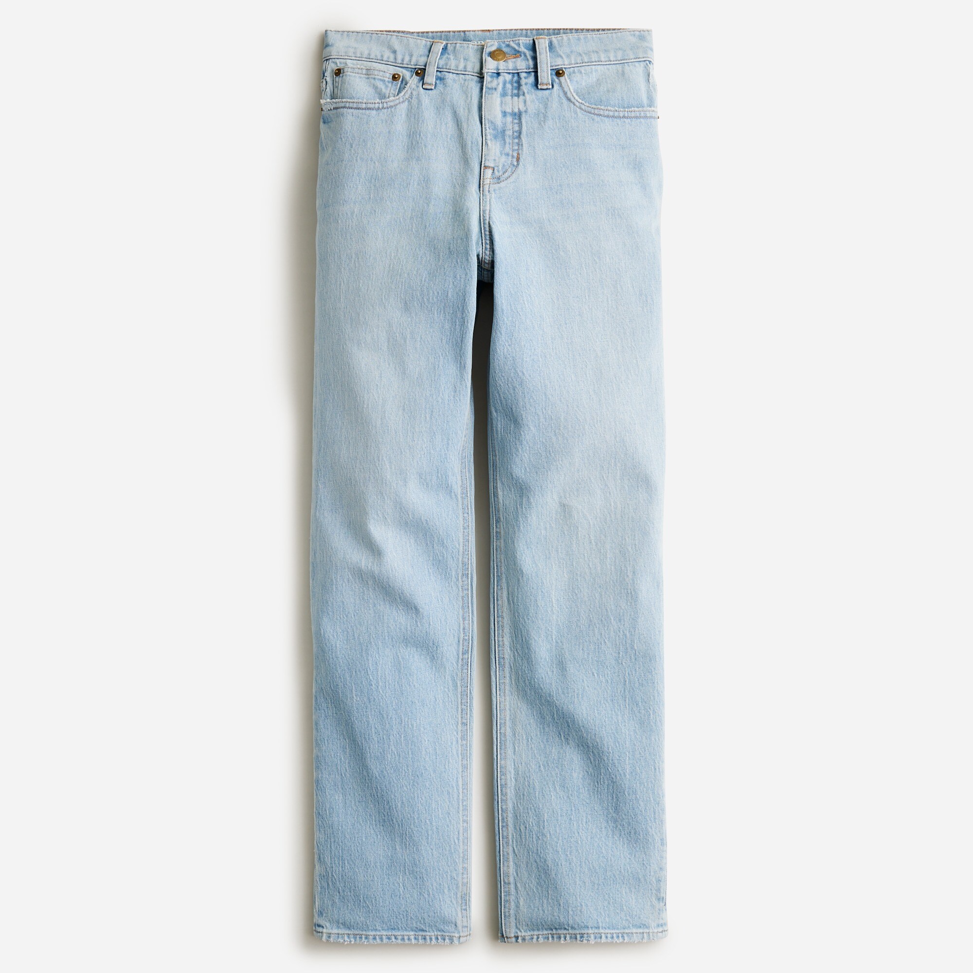 High-rise '90s Classic Straight-fit Jean In Clear Indigo Wash For
