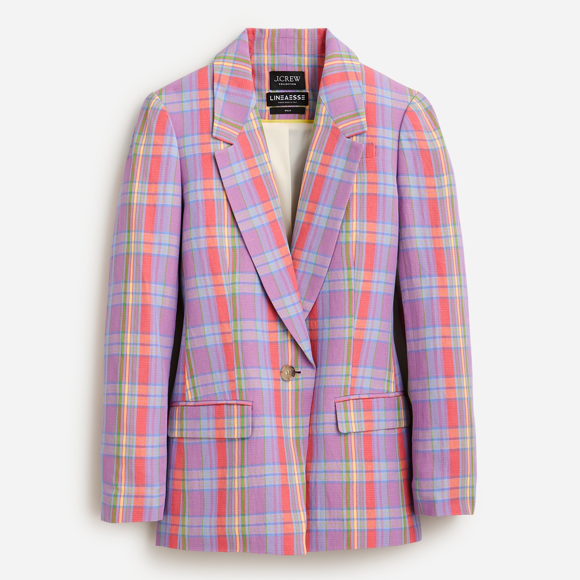 J.Crew: Collection Willa Italian Viscose-blend Blazer In Sunset 