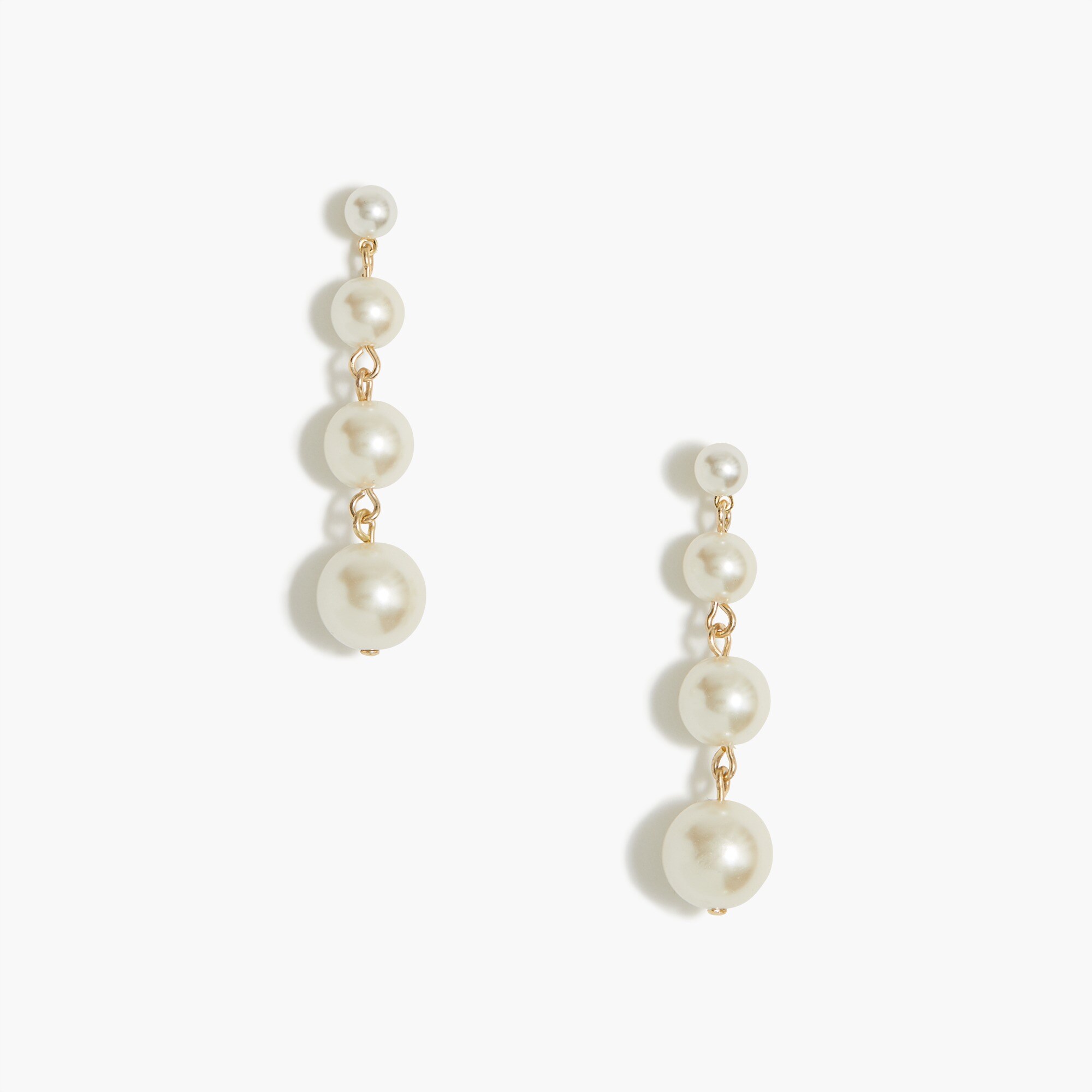  Pearl drop earrings