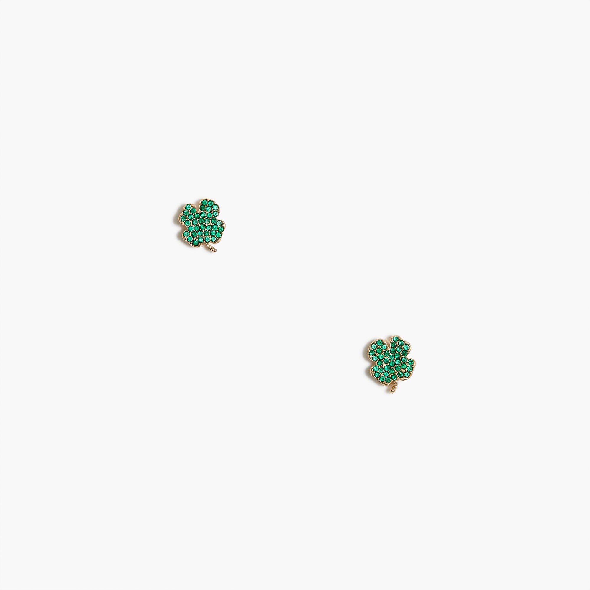 clover stud earrings for women