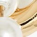 Pearl and gold hoop earrings PEARL factory: pearl and gold hoop earrings for women