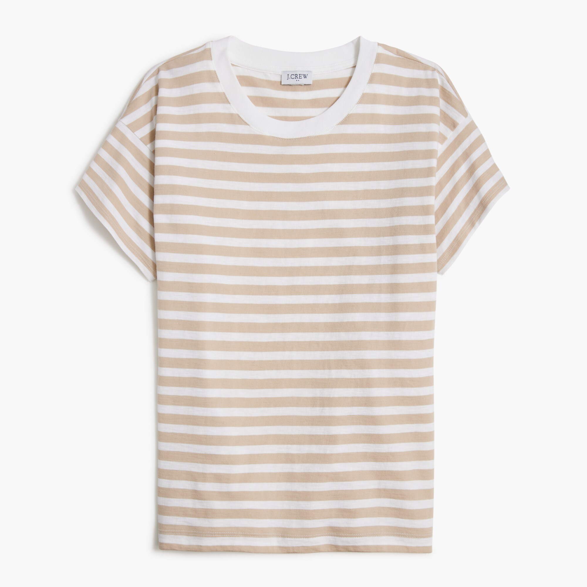 Striped Crewneck Tee For Women | Factory