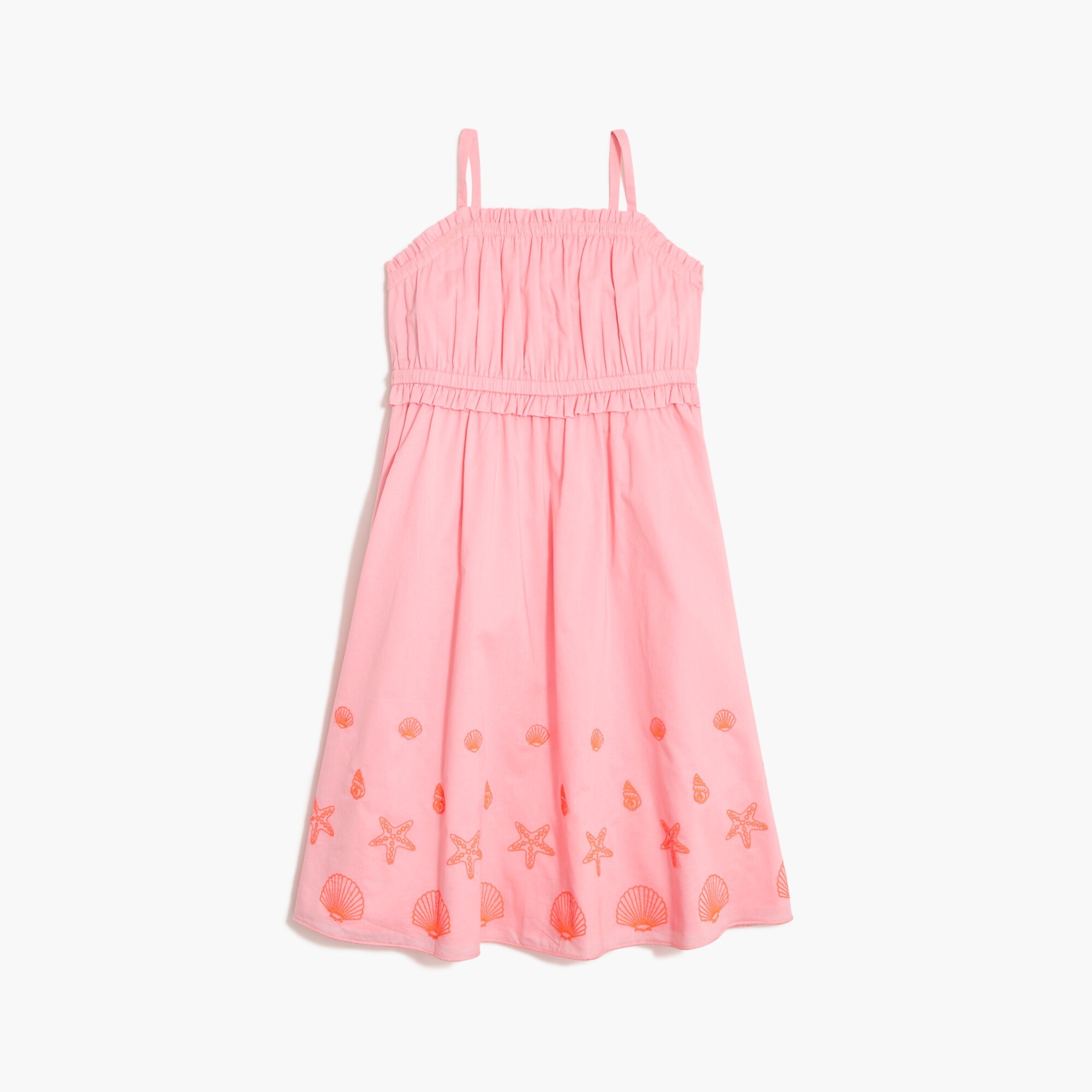 Girls' embroidered dress