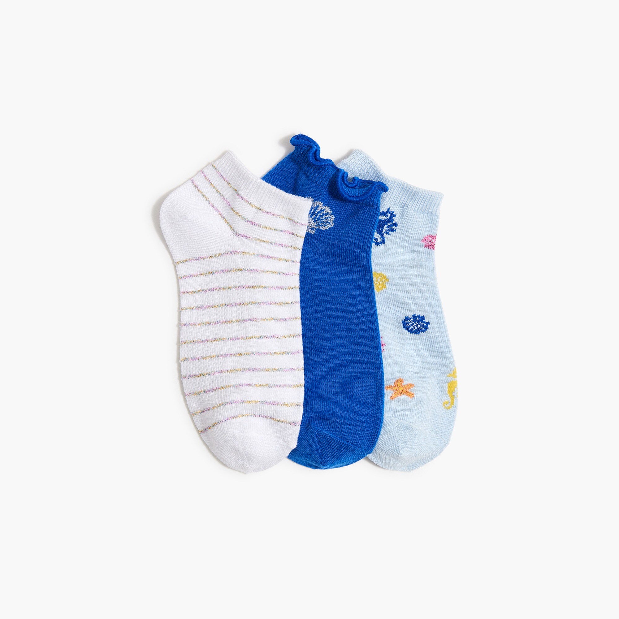 Kids' seashell socks pack