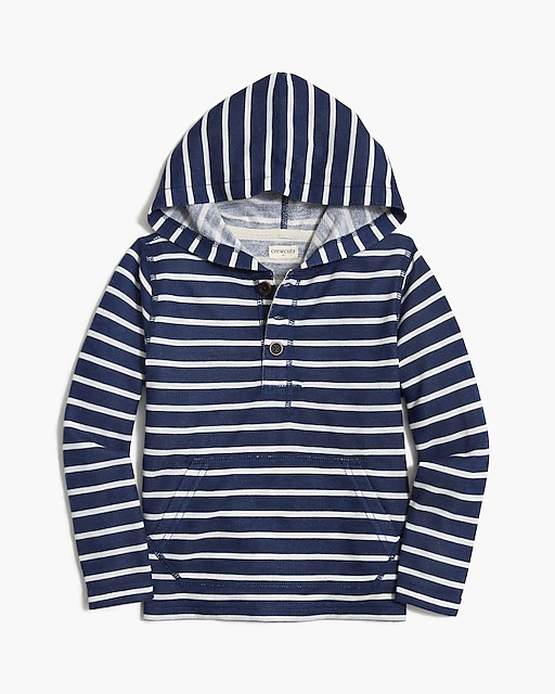 boys Boys&apos; striped henley hoodie