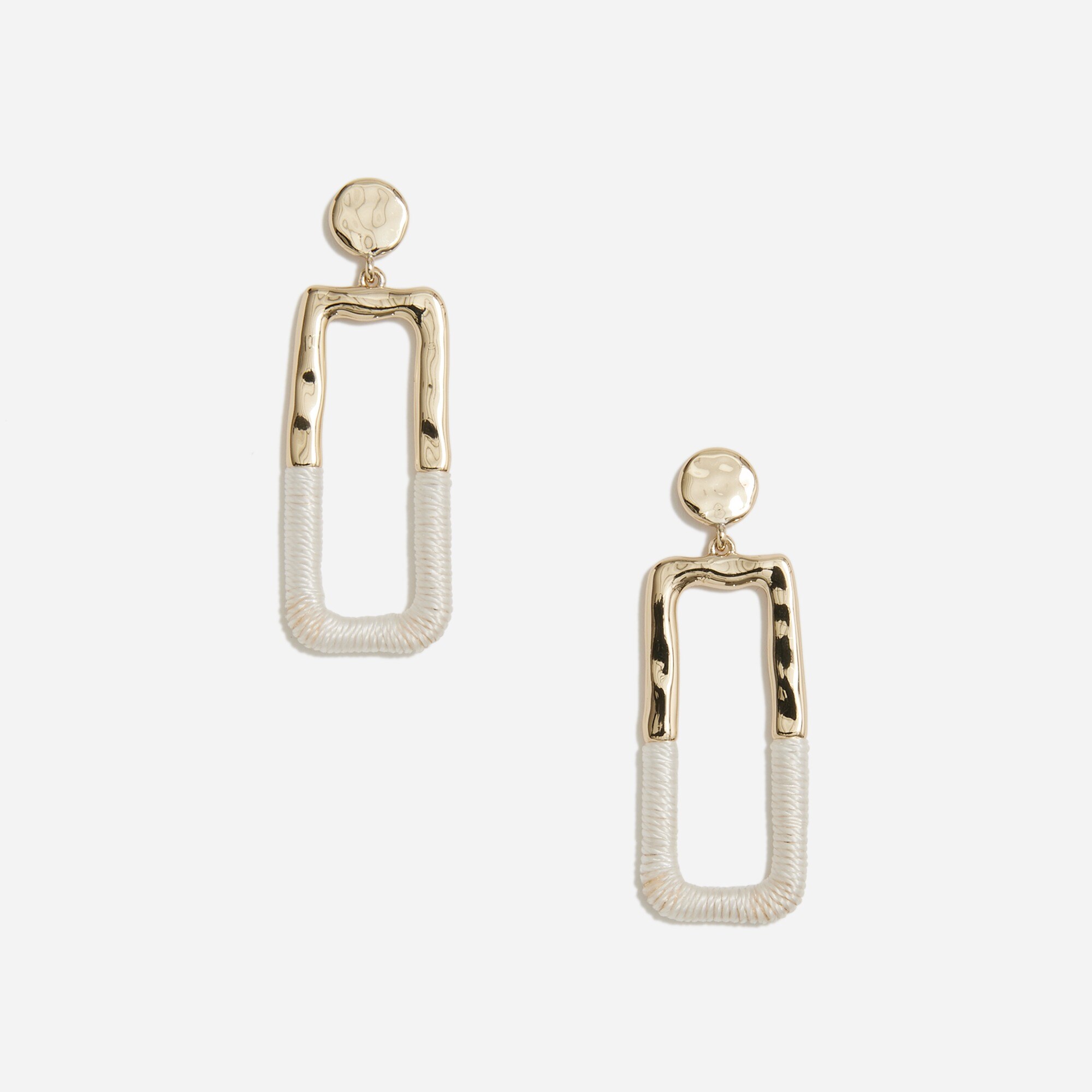 Hammered earrings