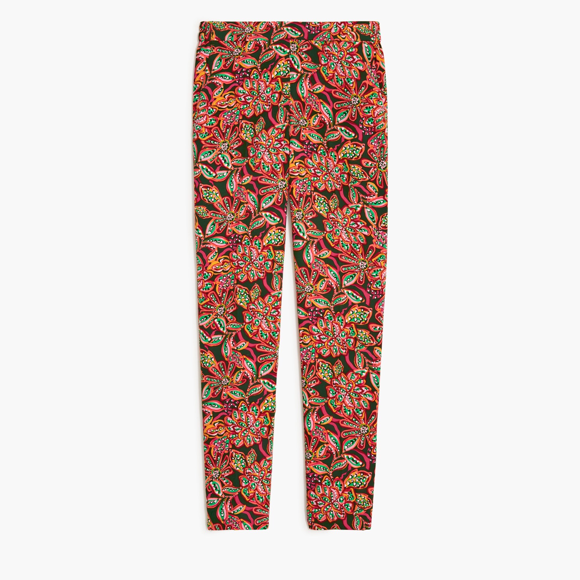 Floral Jamie pant with elastic waist