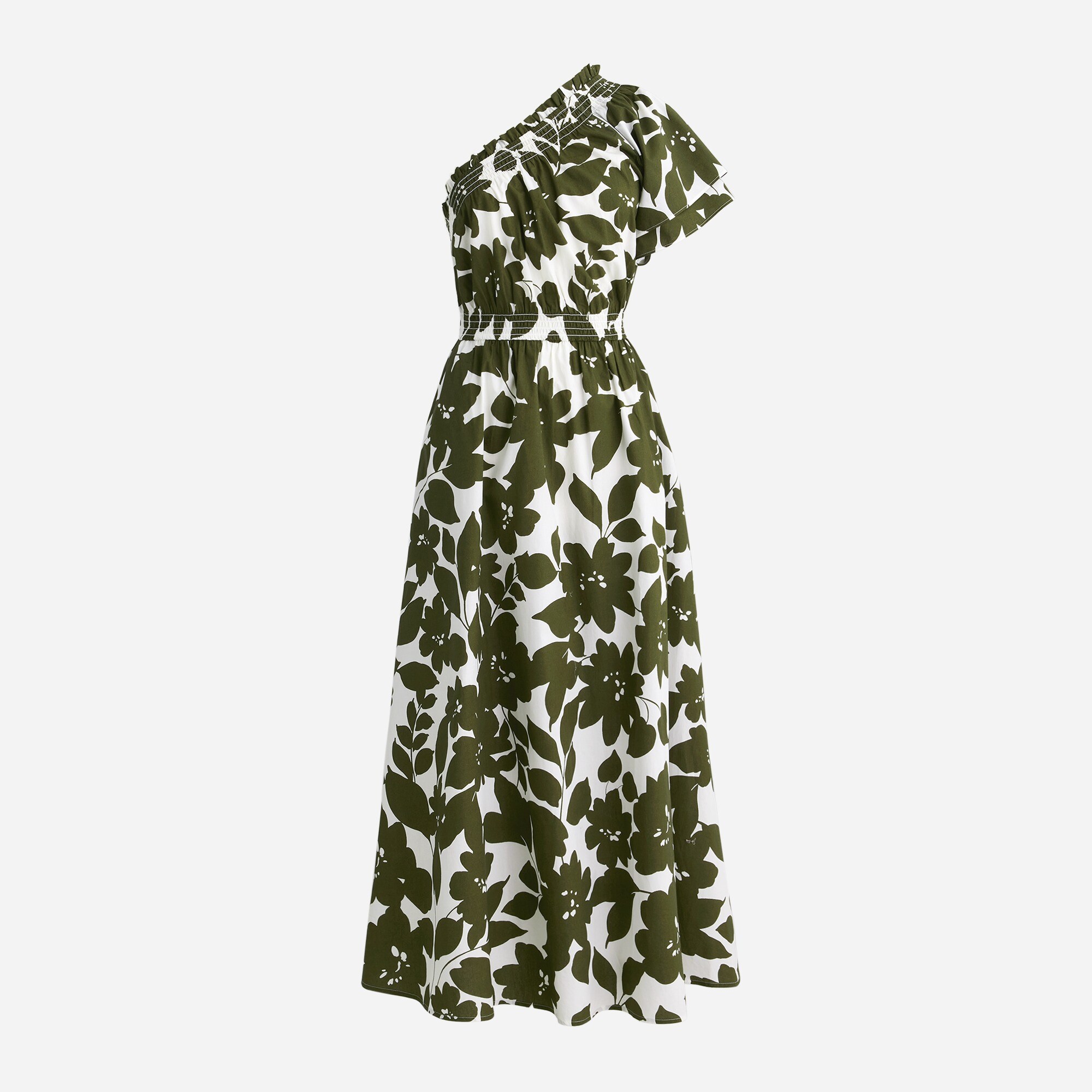 j crew one shoulder dress One-shoulder Viscose-blend Velvet Dress For Women
