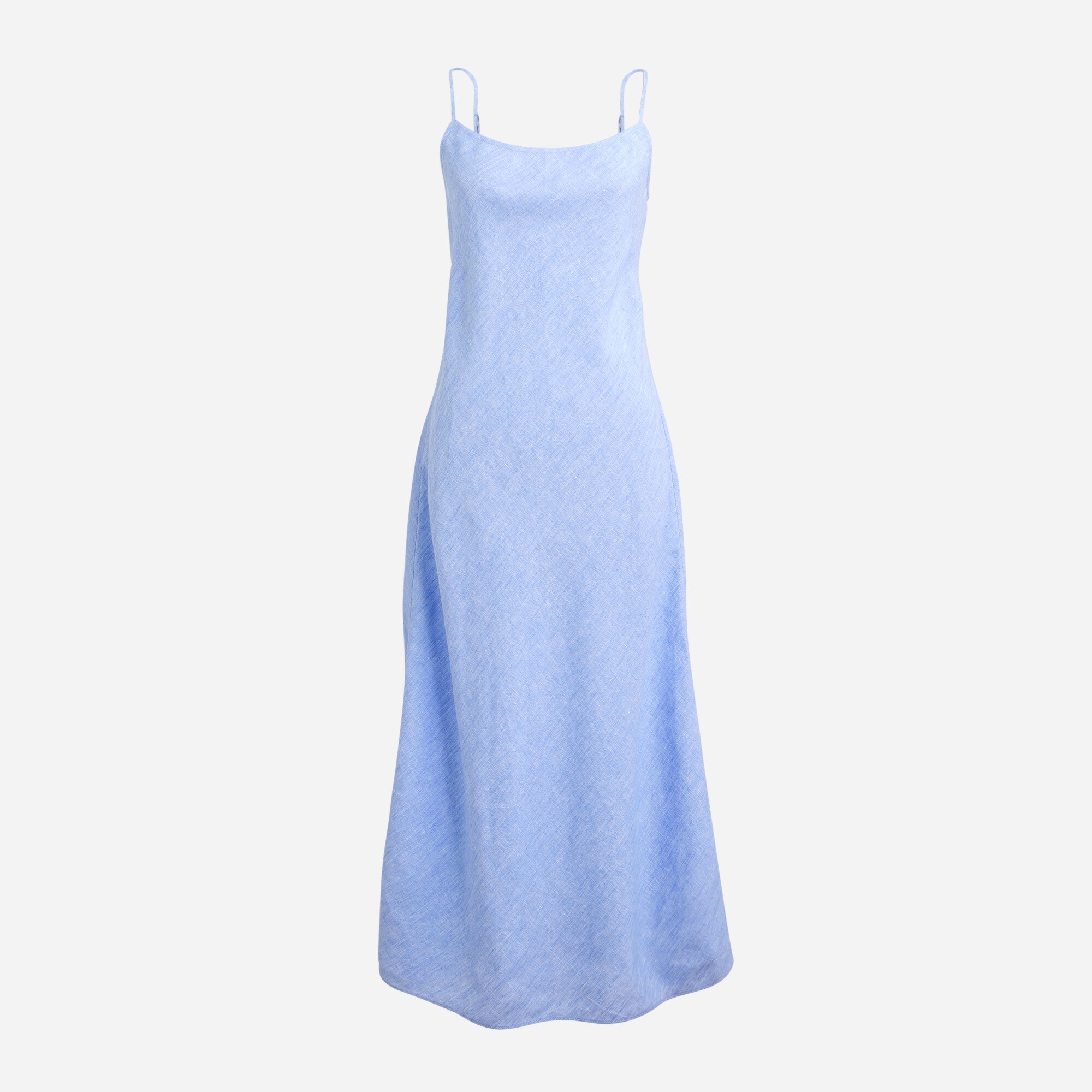 j crew linen slip dress Embroidered Slip Dress In Ramie For Women