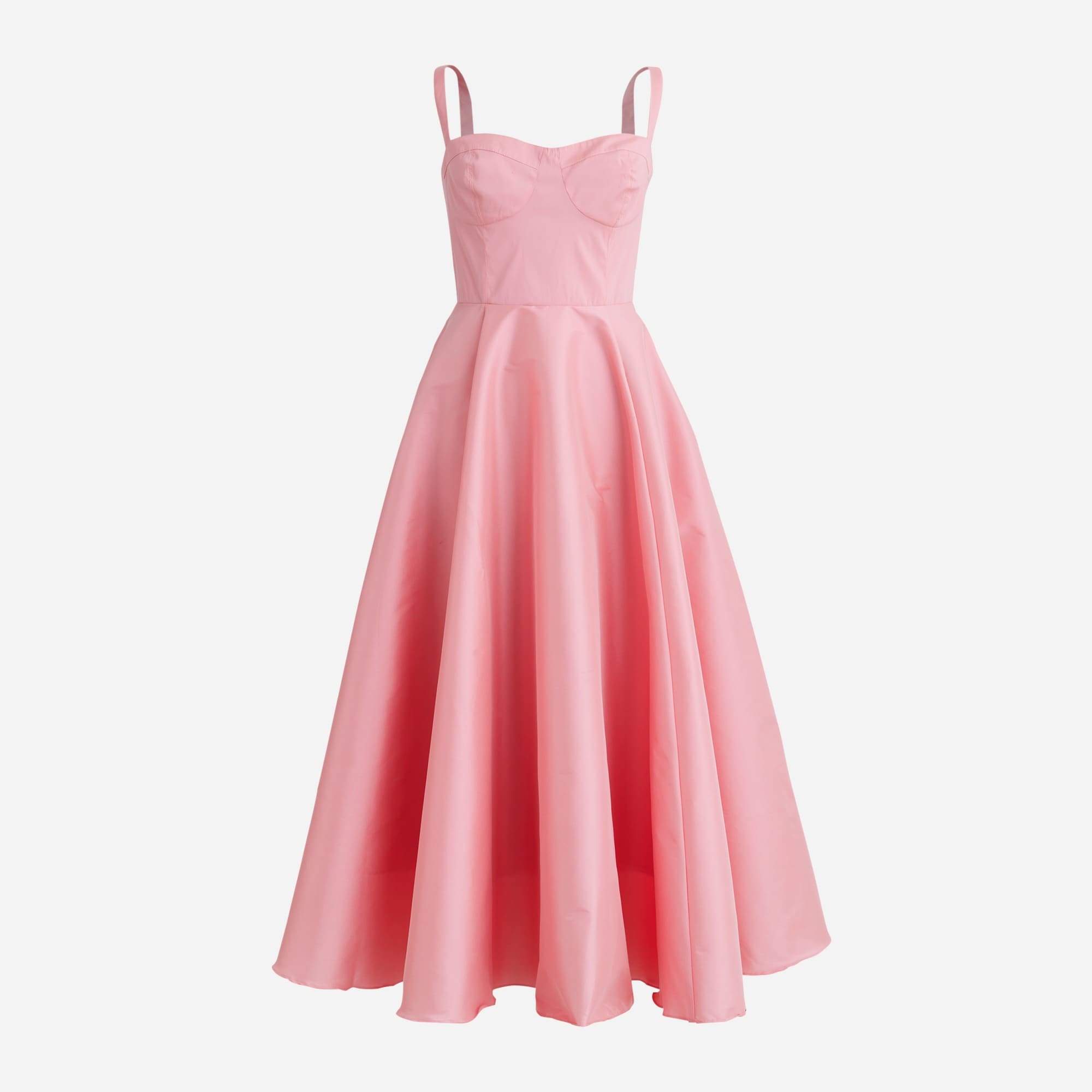 J.Crew Collection Sweetheart A line Dress In Stretch Taffeta For Women