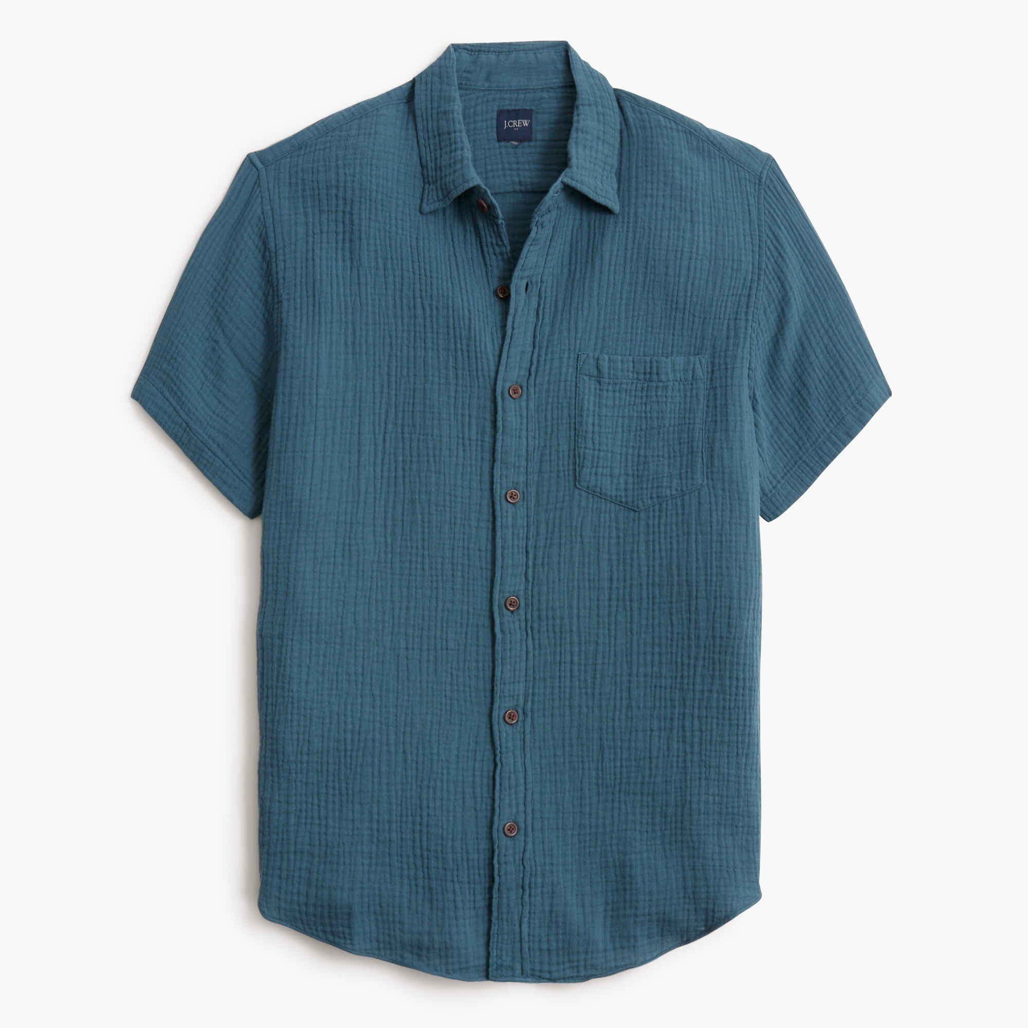 mens Short-sleeve gauze shirt