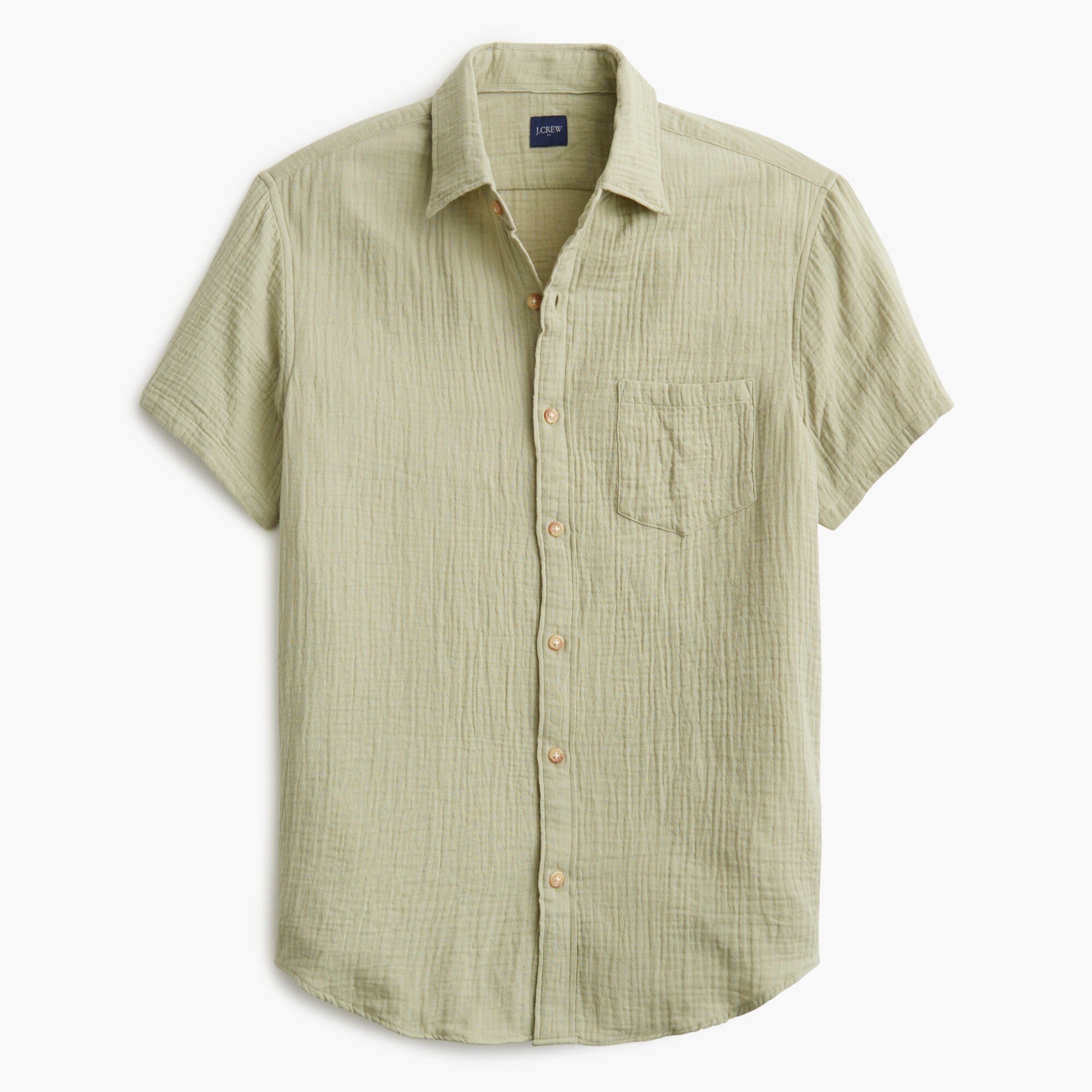 mens Short-sleeve gauze shirt