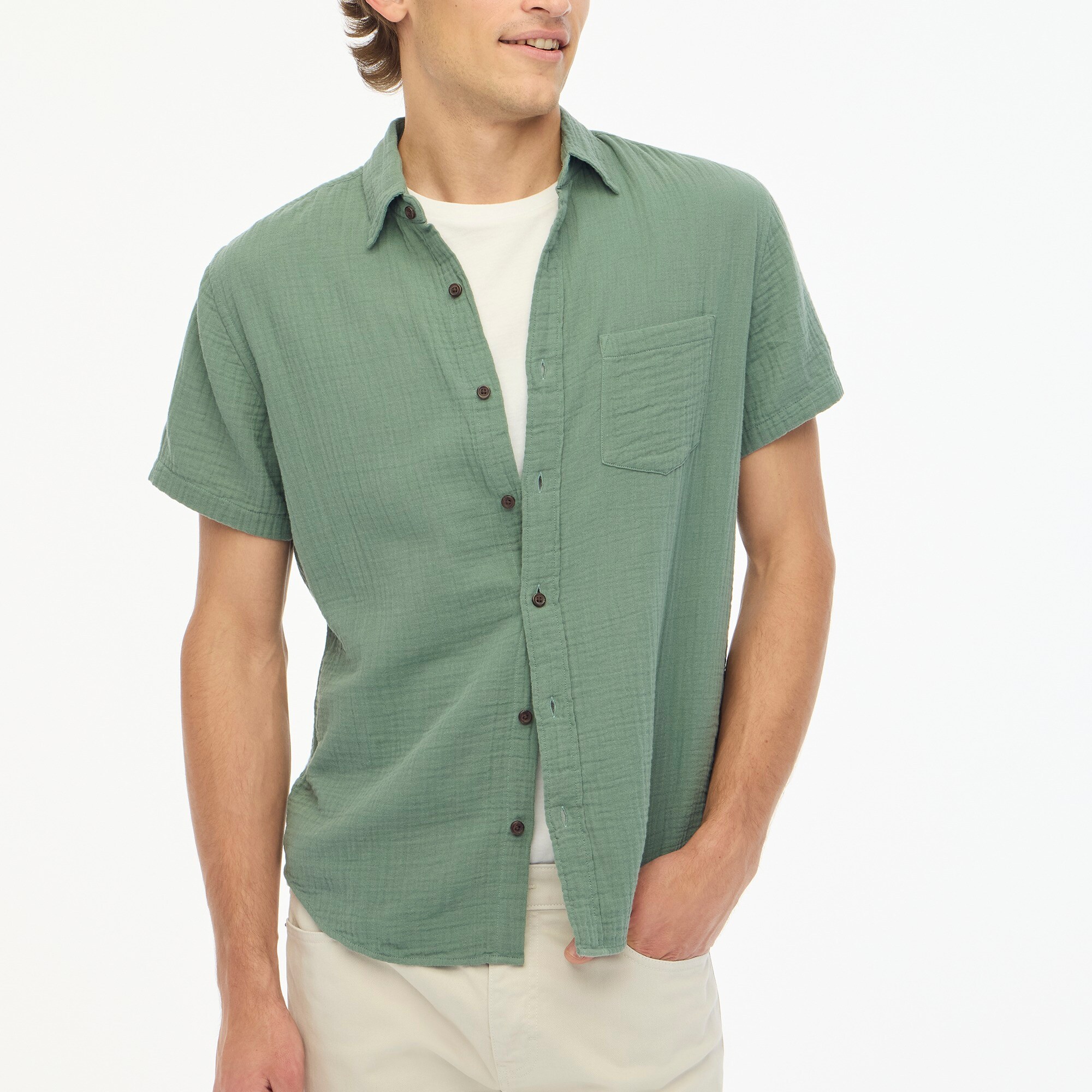 Rowan – Cotton Gauze Short Sleeve Shirt