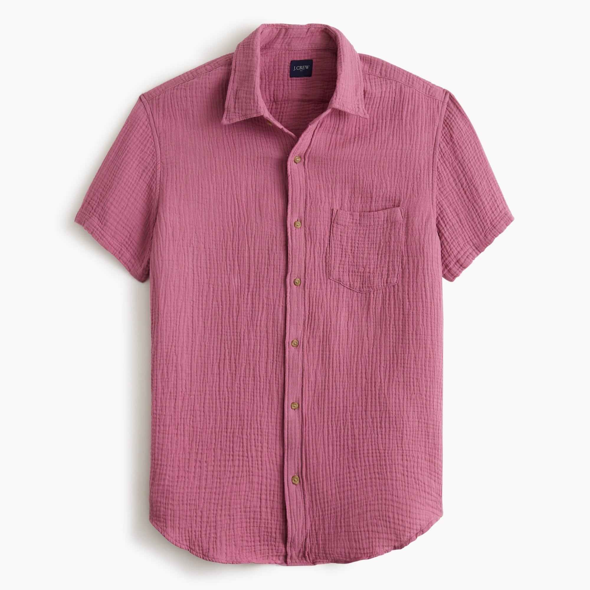 Short-sleeve Gauze Shirt For Men | Factory