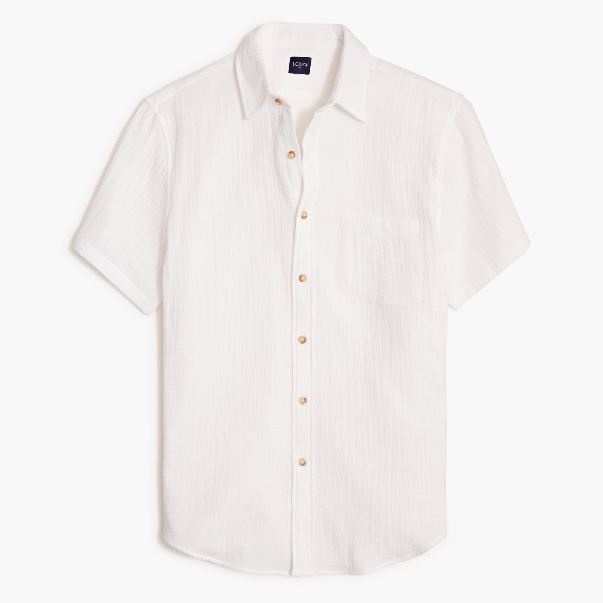 Short-sleeve Gauze Shirt For Men | Factory