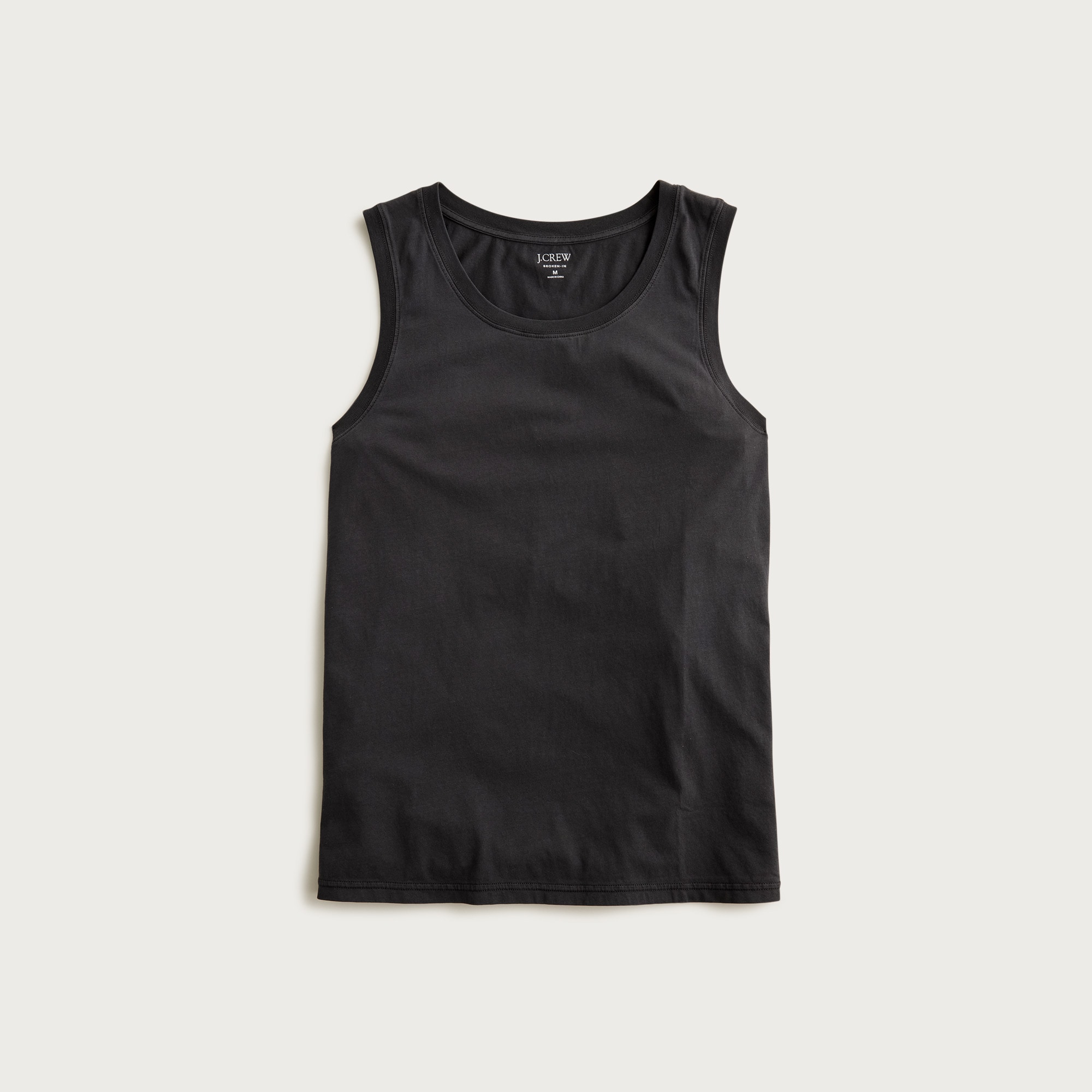 Broken-in tank top
