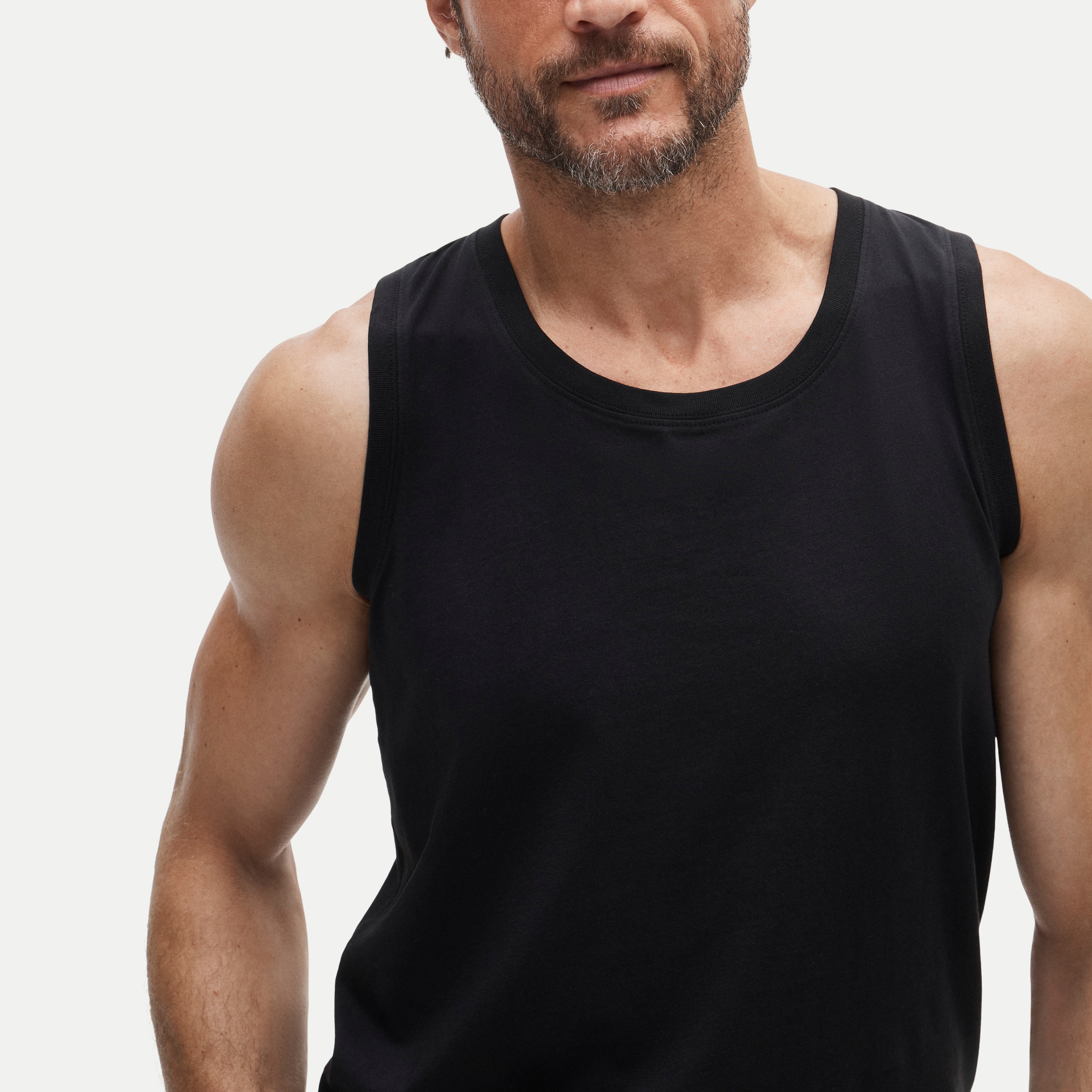 Broken-in tank top