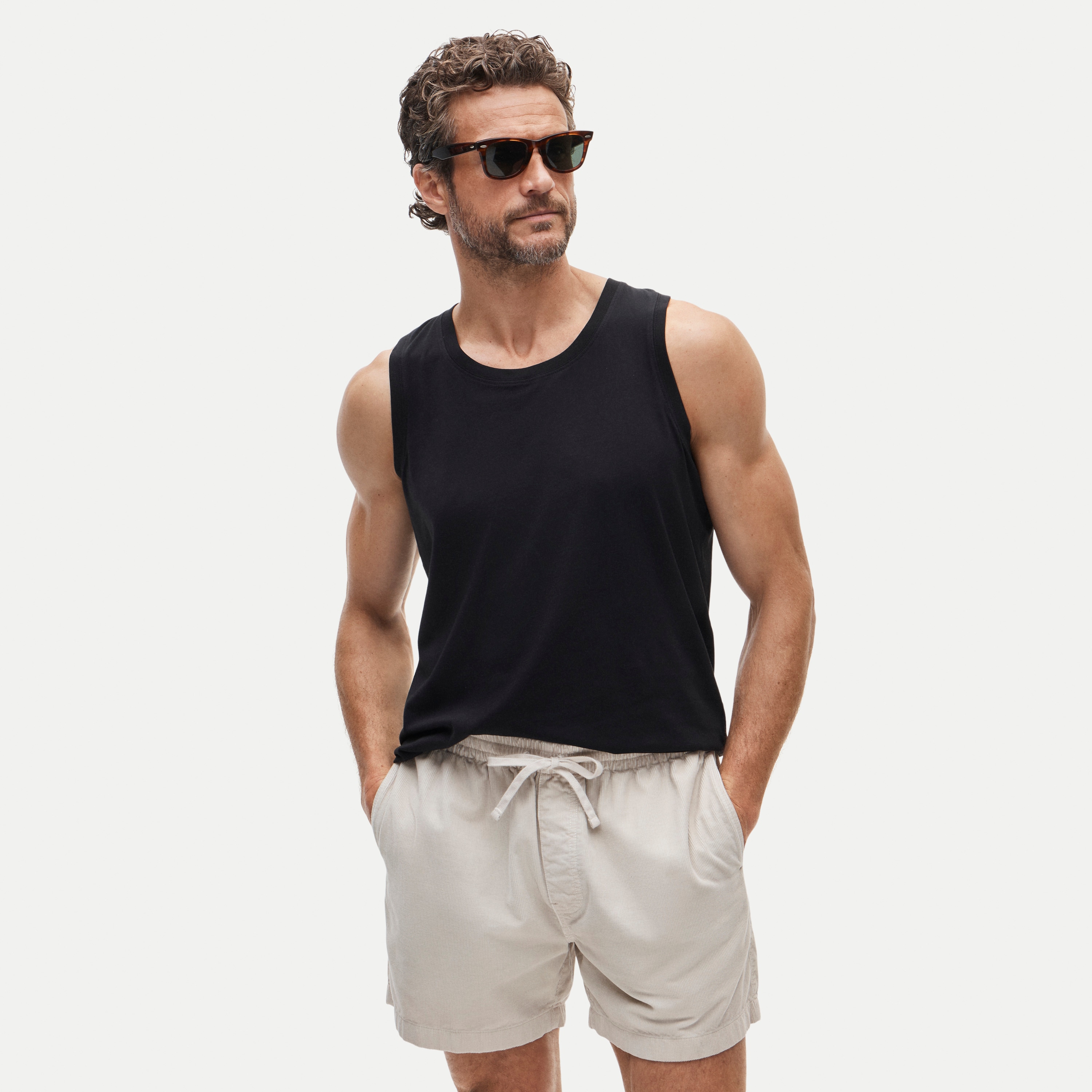 Broken-in tank top