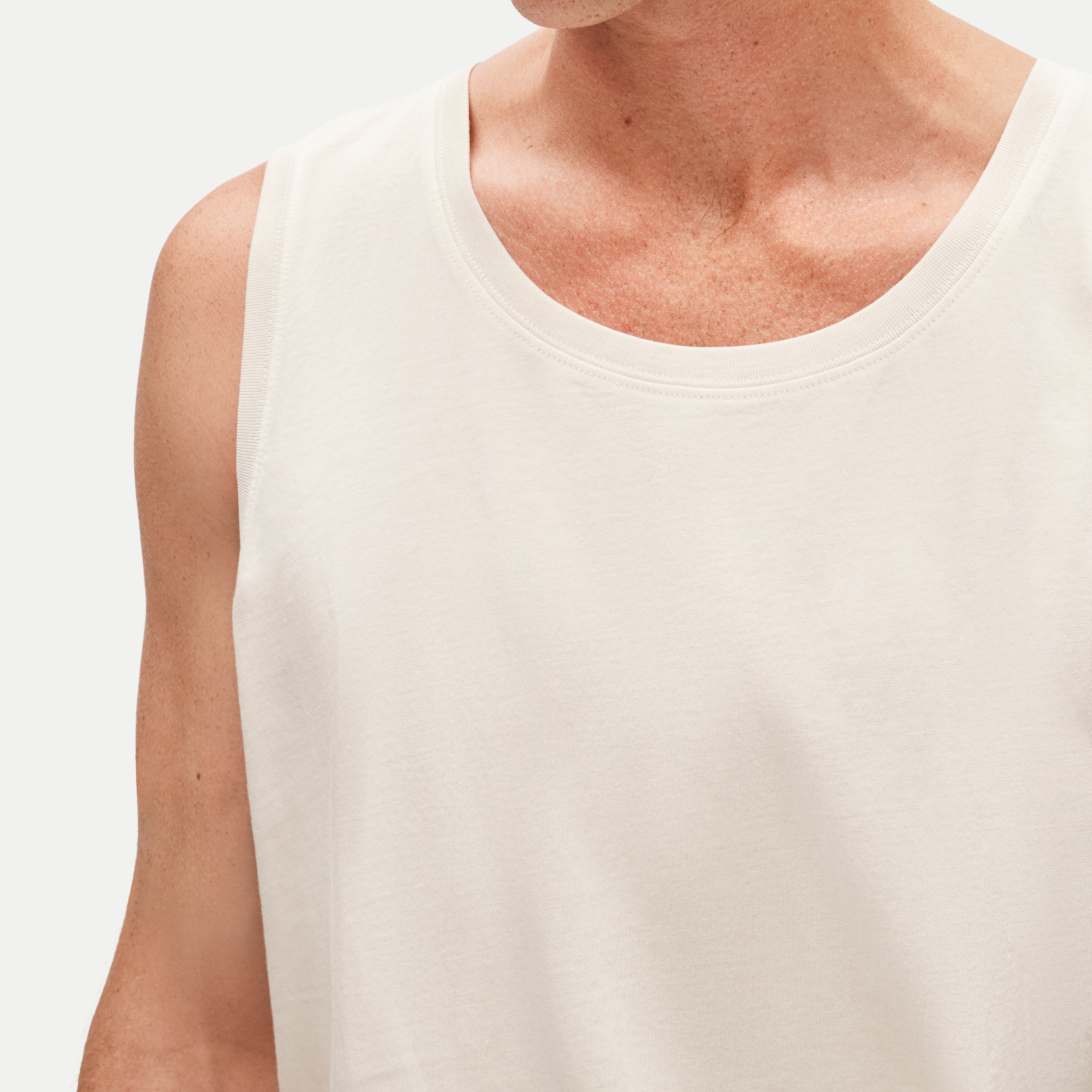 Broken-in tank top
