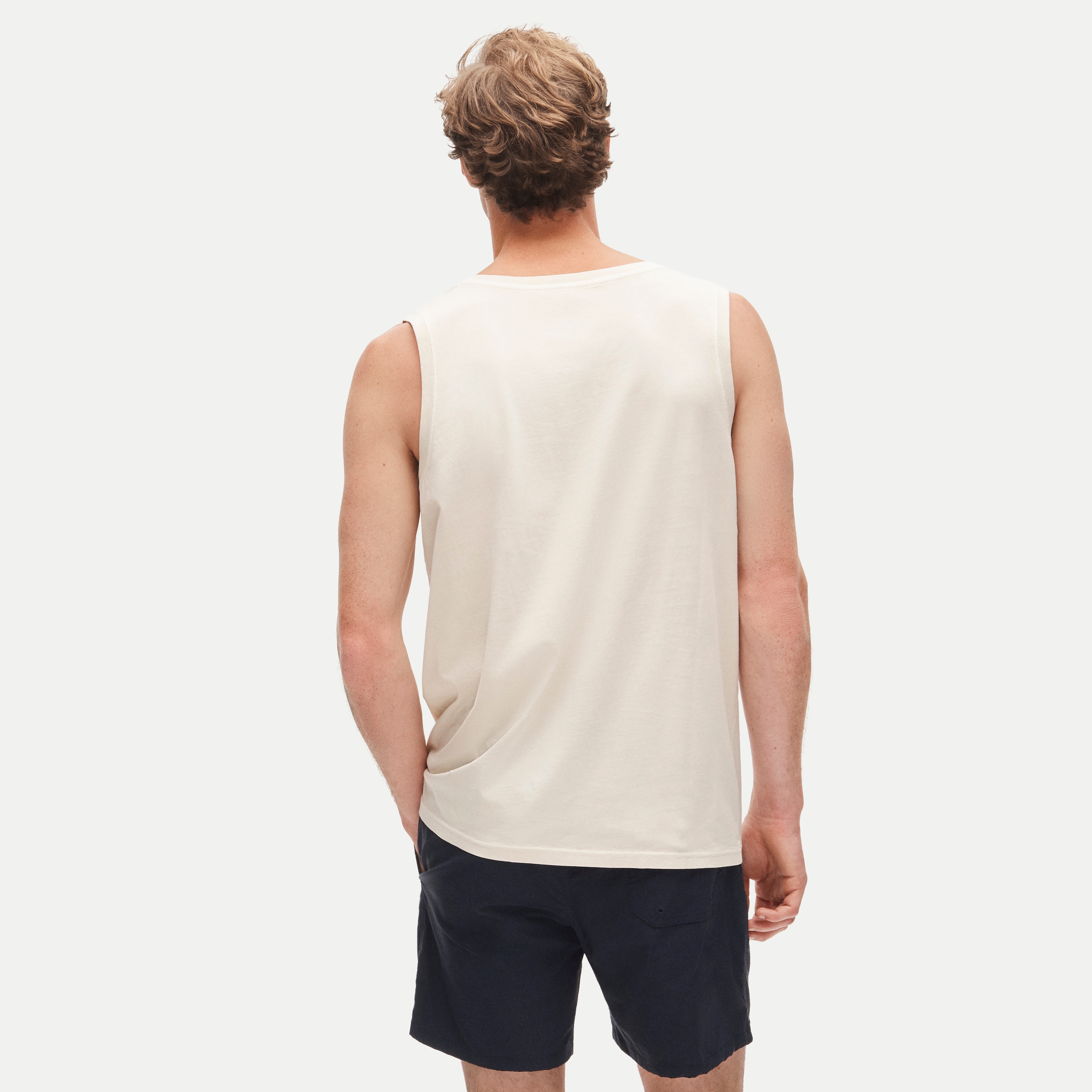 Broken-in tank top