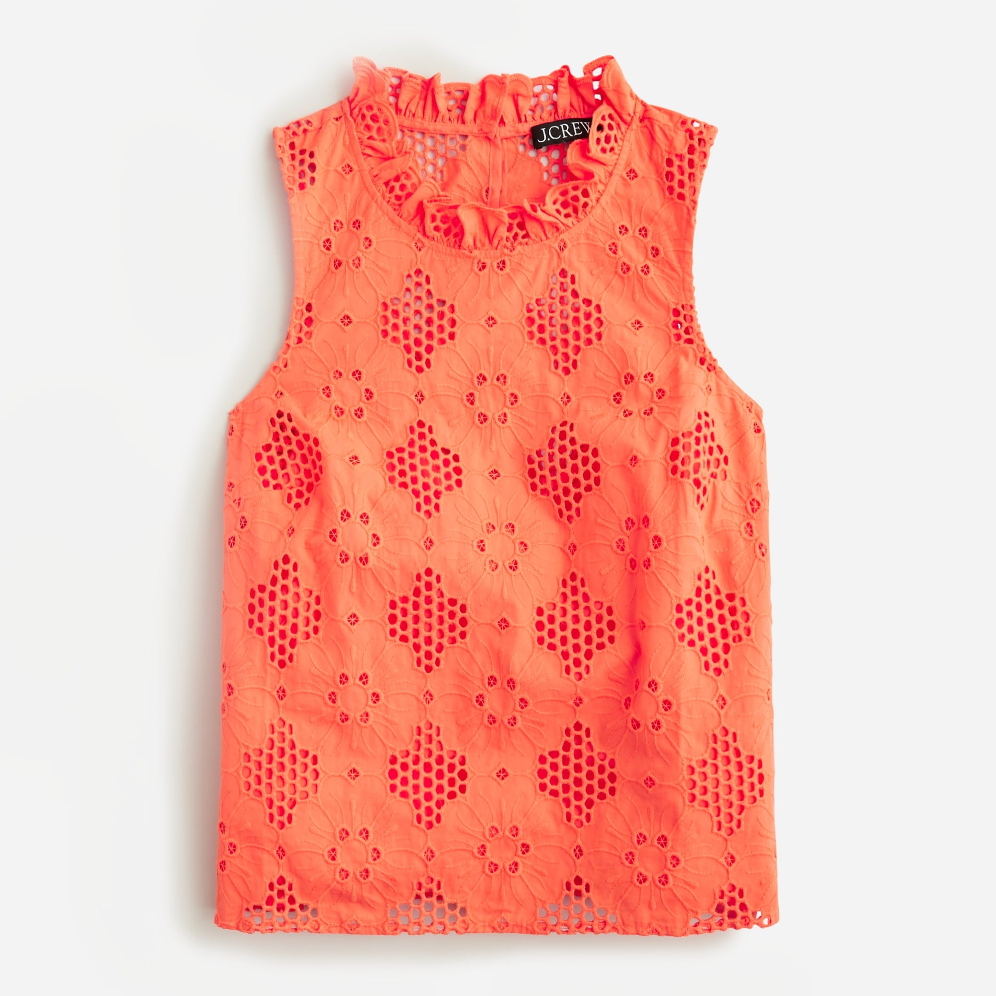 Fleur Top In Eyelet For Women | J.Crew