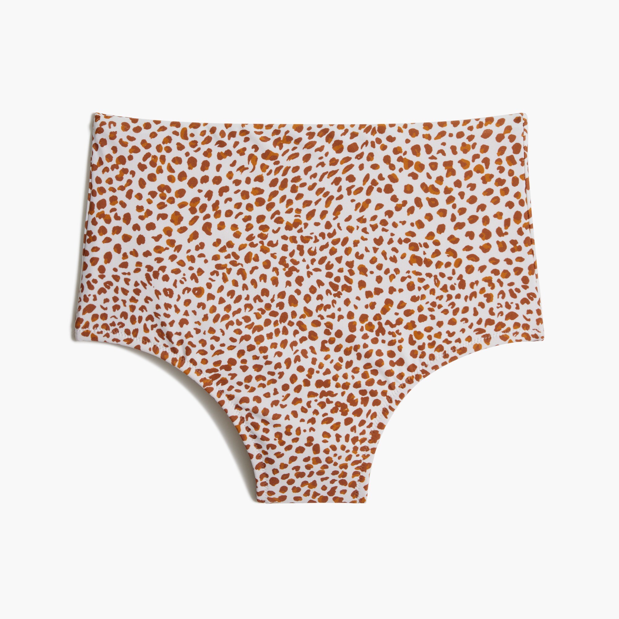 printed high-waisted bikini bottom for women