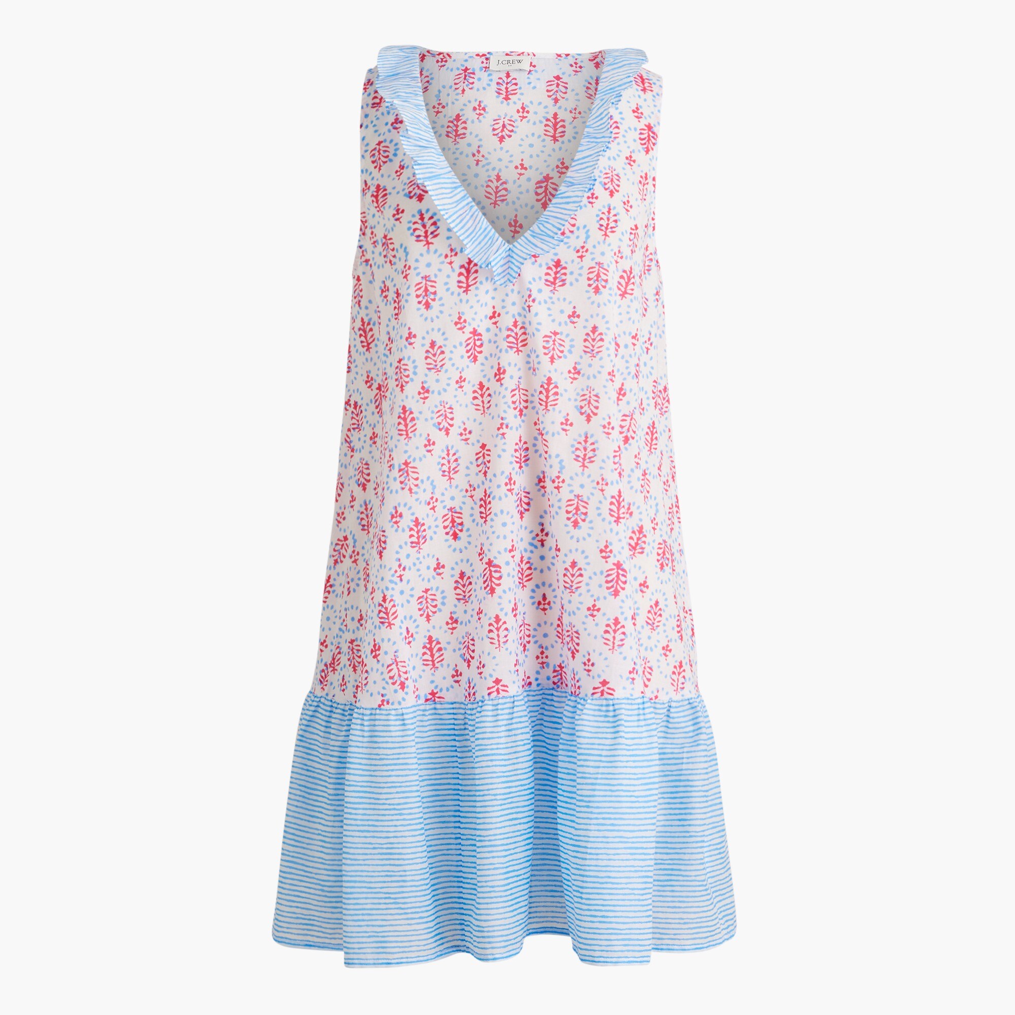 Ruffle tiered mini dress