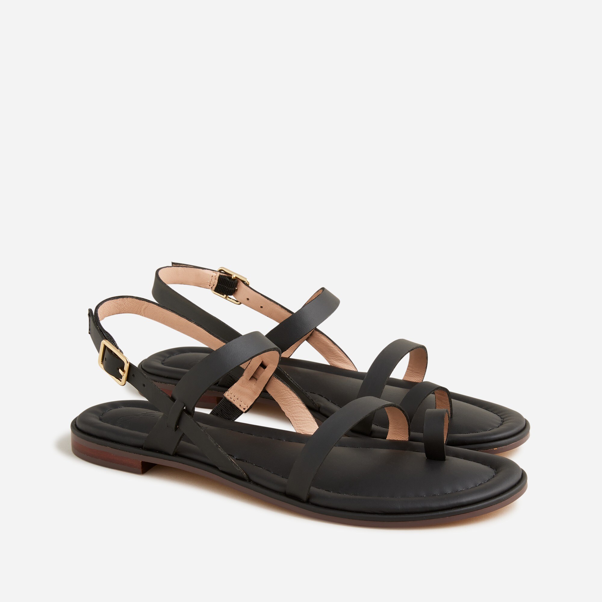 Menorca toe-ring slingback sandals in leather
