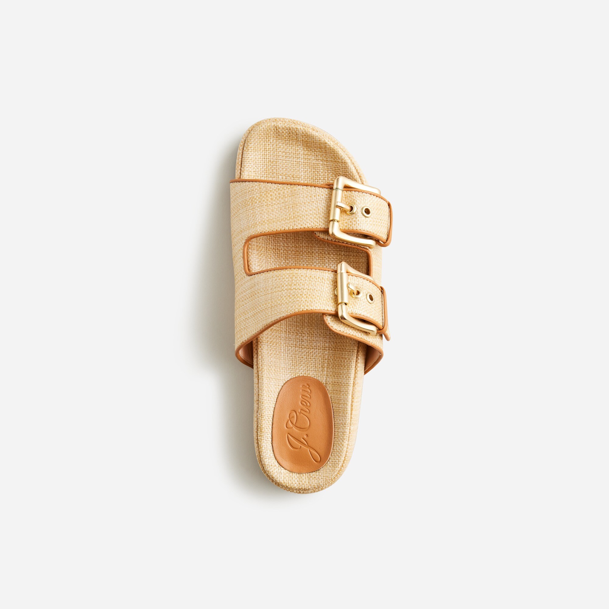 Fashionable Slide Sandals For Women, Denim Bow Decor Single Band Flat  Sandals