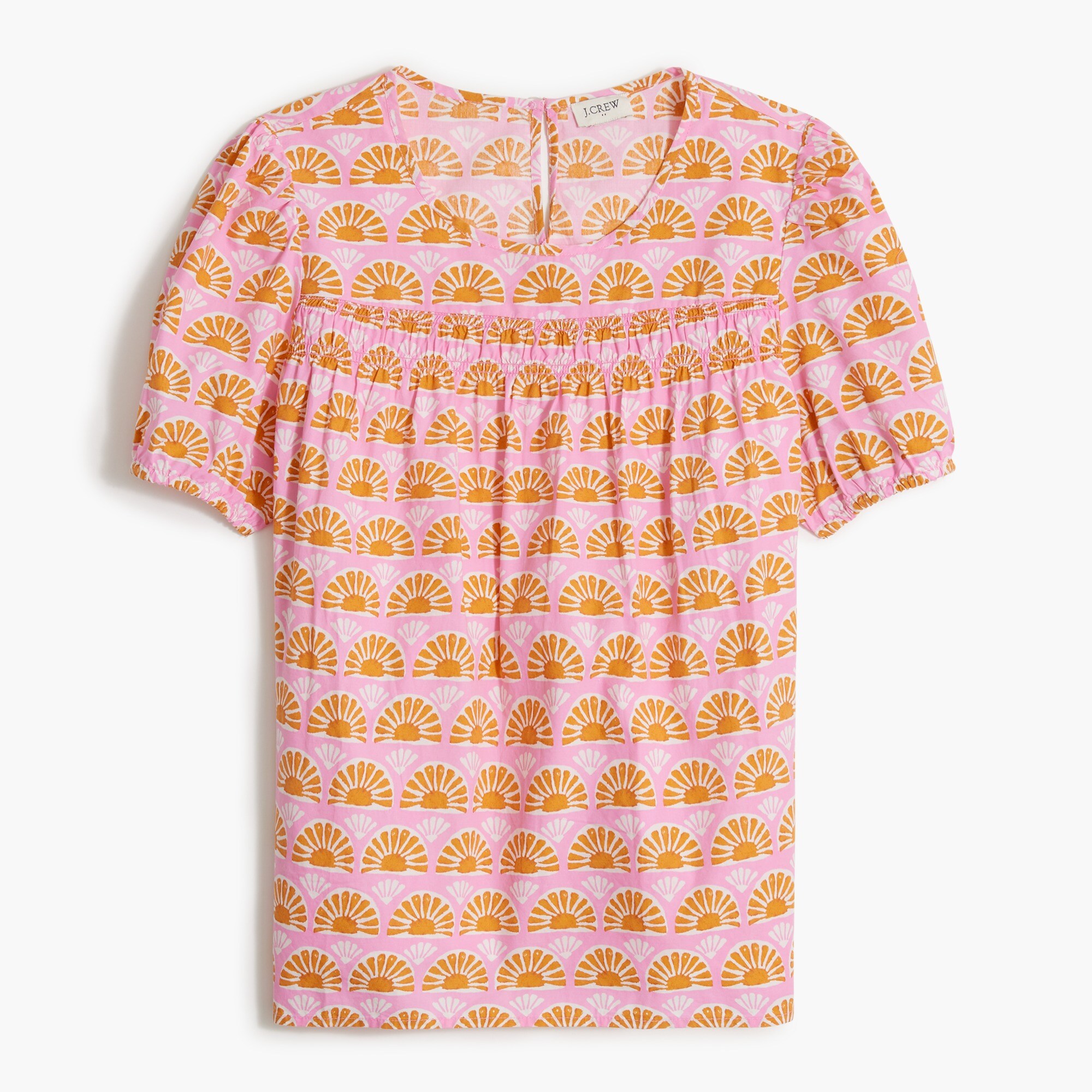 puff-sleeve top for women