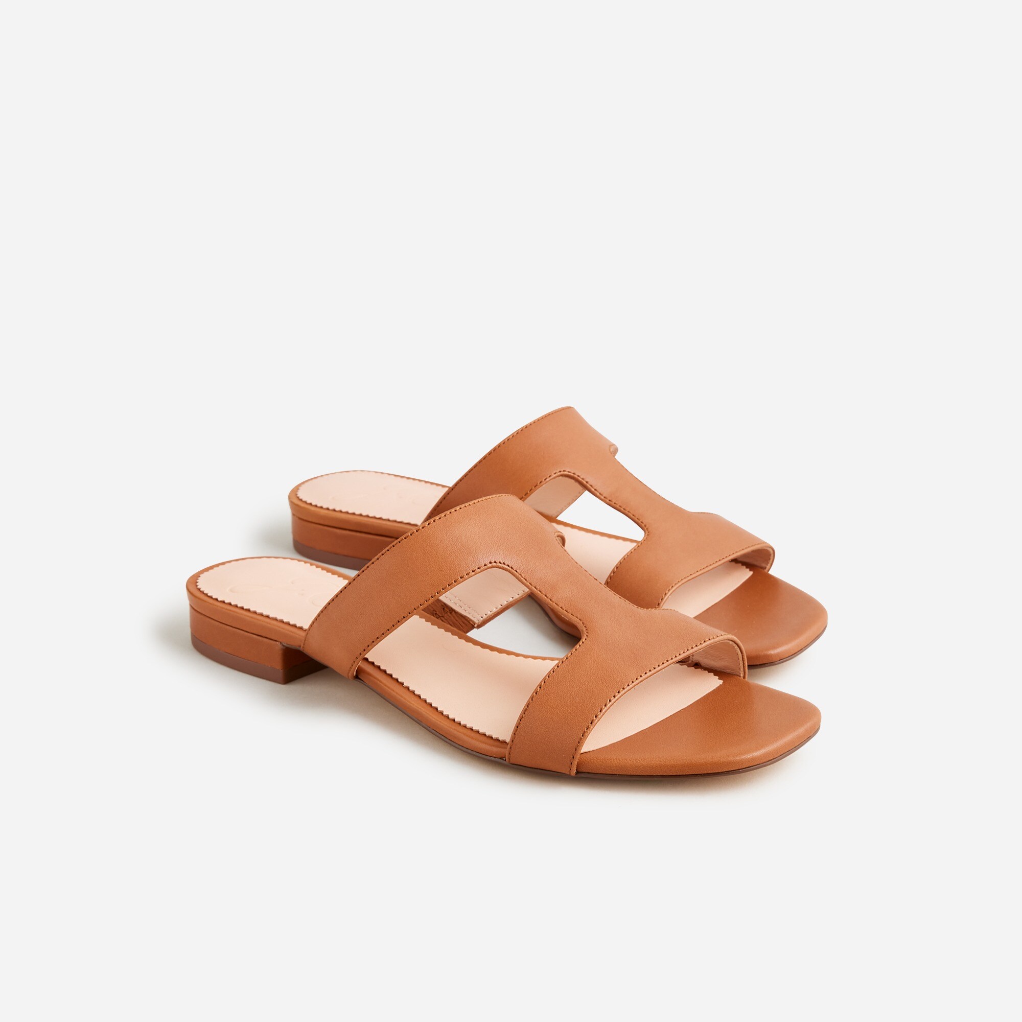 Hazel cutout sandals in leather