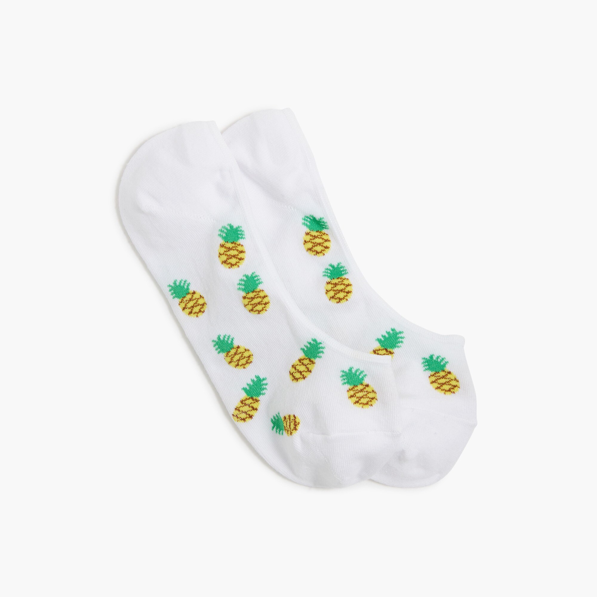 Pineapple no-show socks