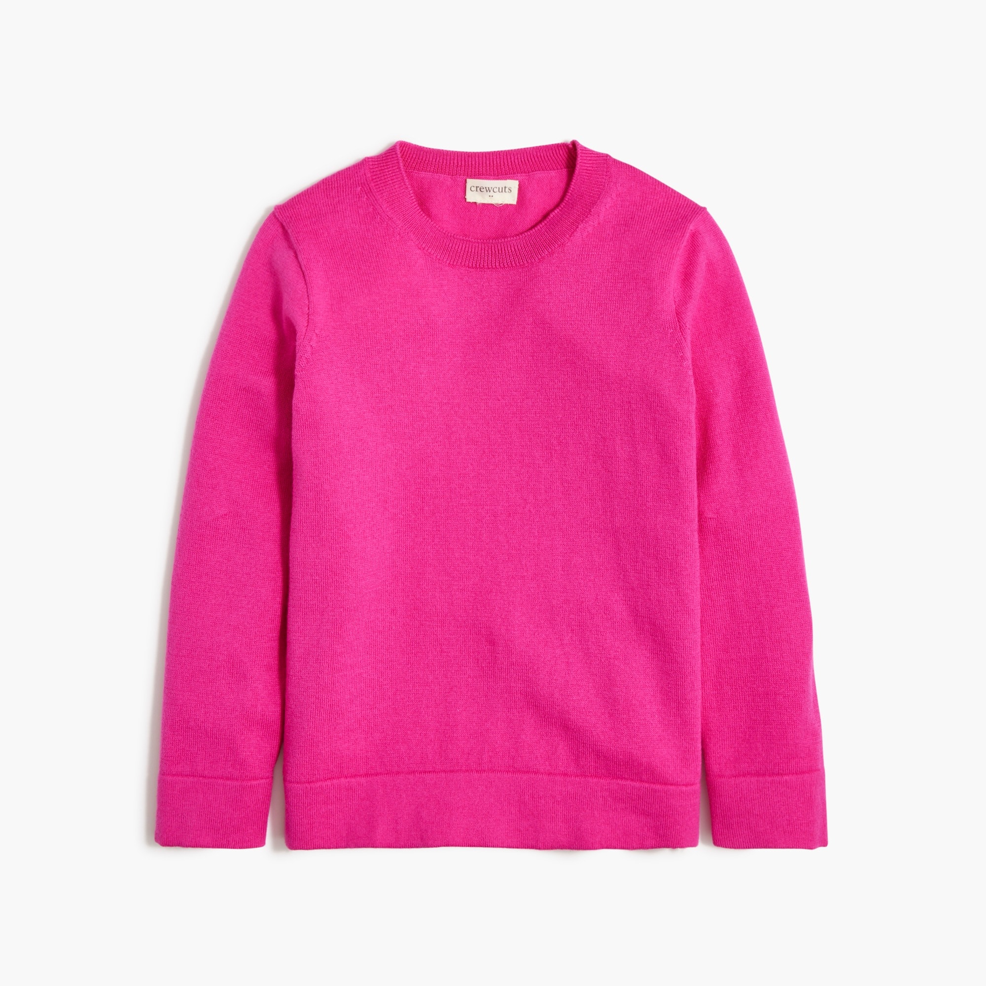 Girls' lightweight cotton Teddie sweater