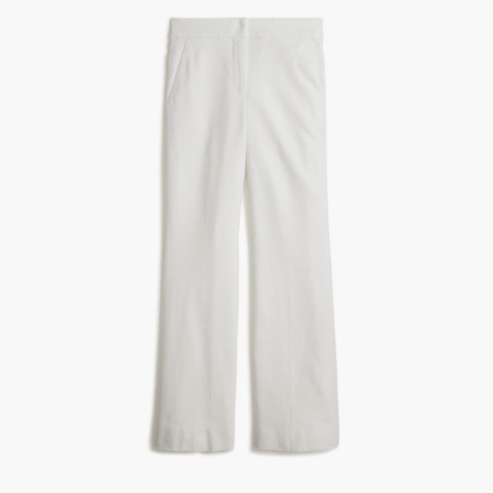 Linen-blend Kelsey flare pant
