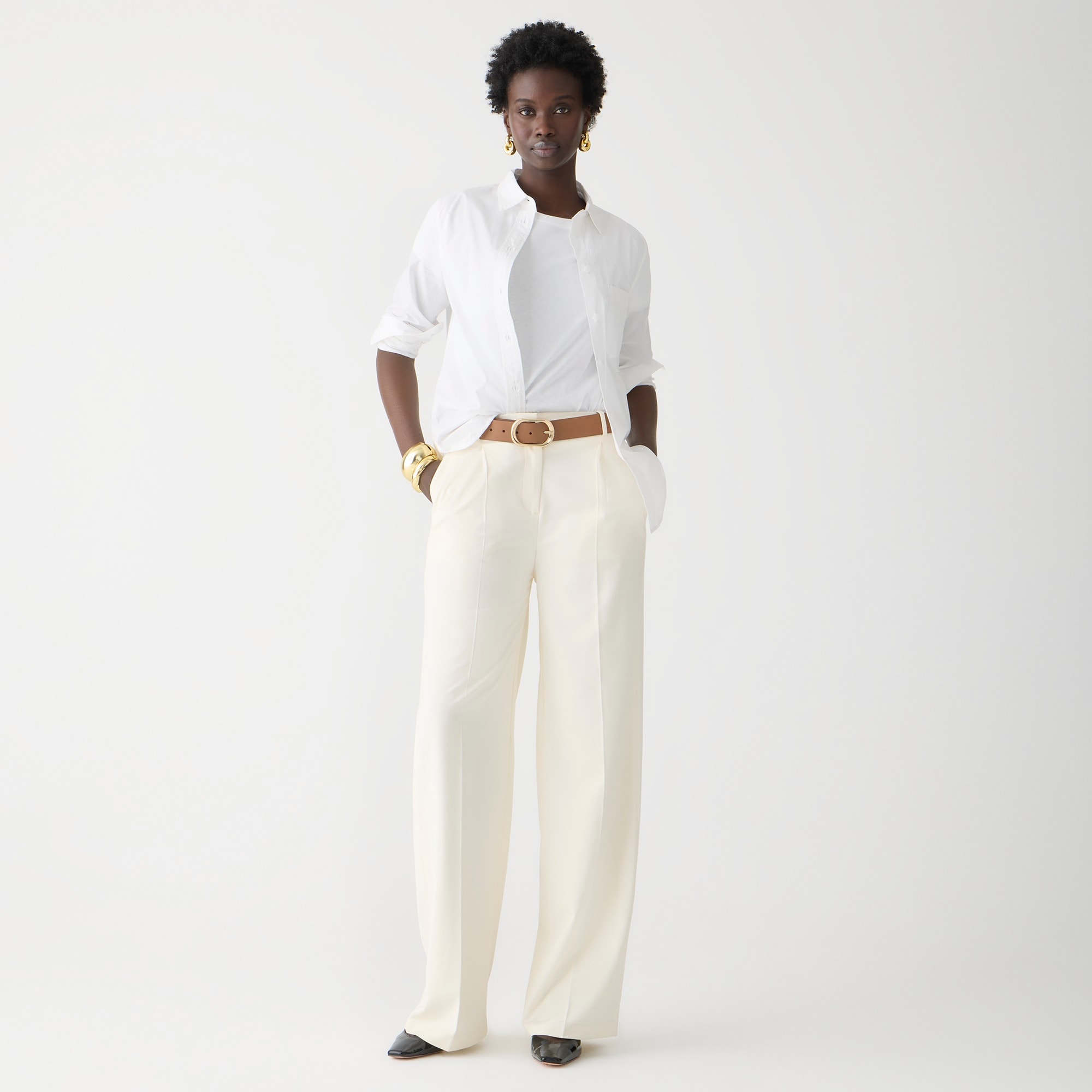 womens Tall essential pant in city twill