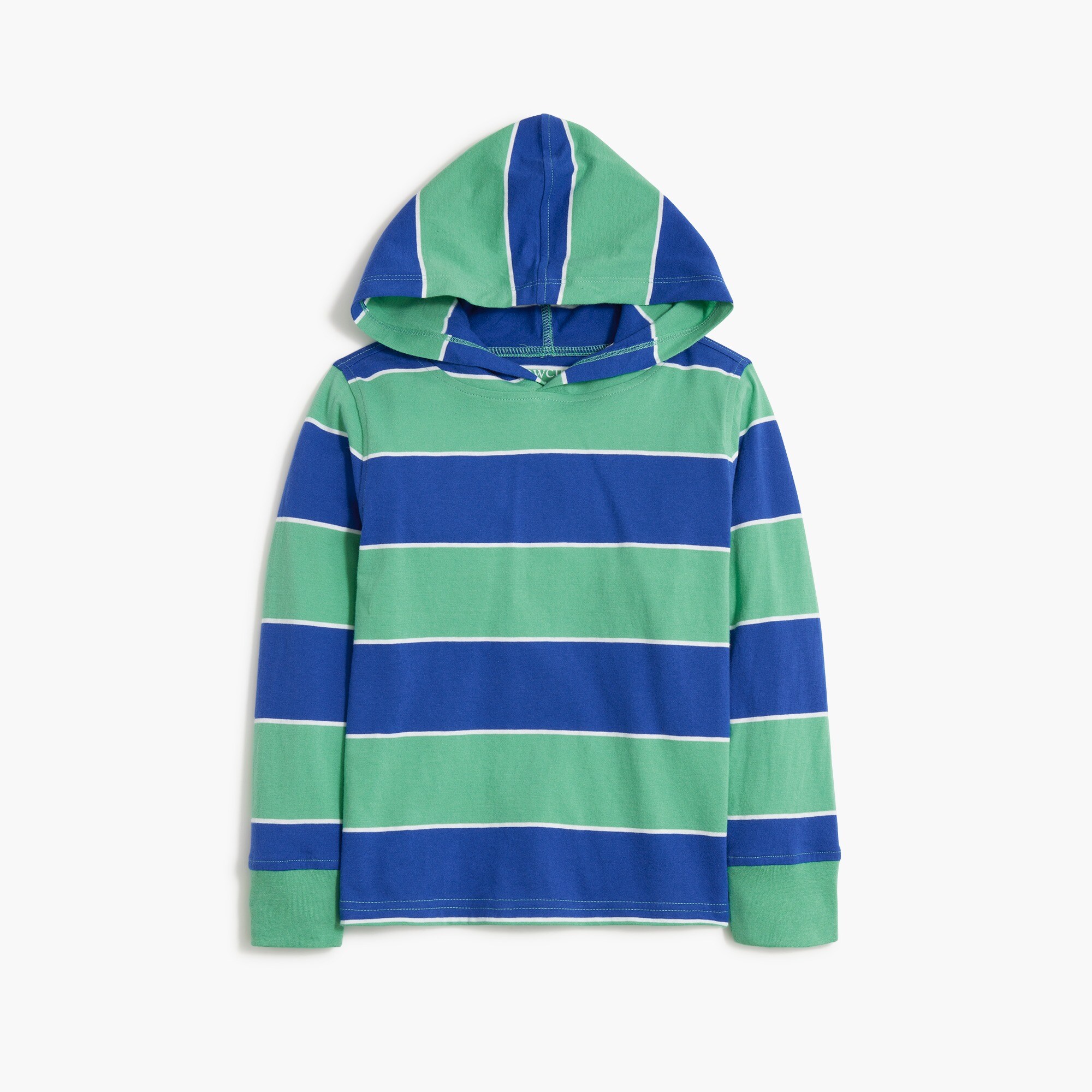 Boys' striped hooded tee