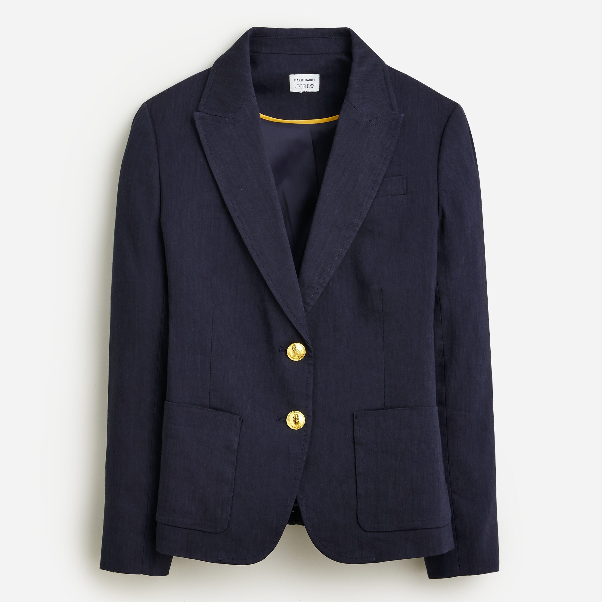 Collection Marie Marot X J.Crew blazer in Italian linen-blend