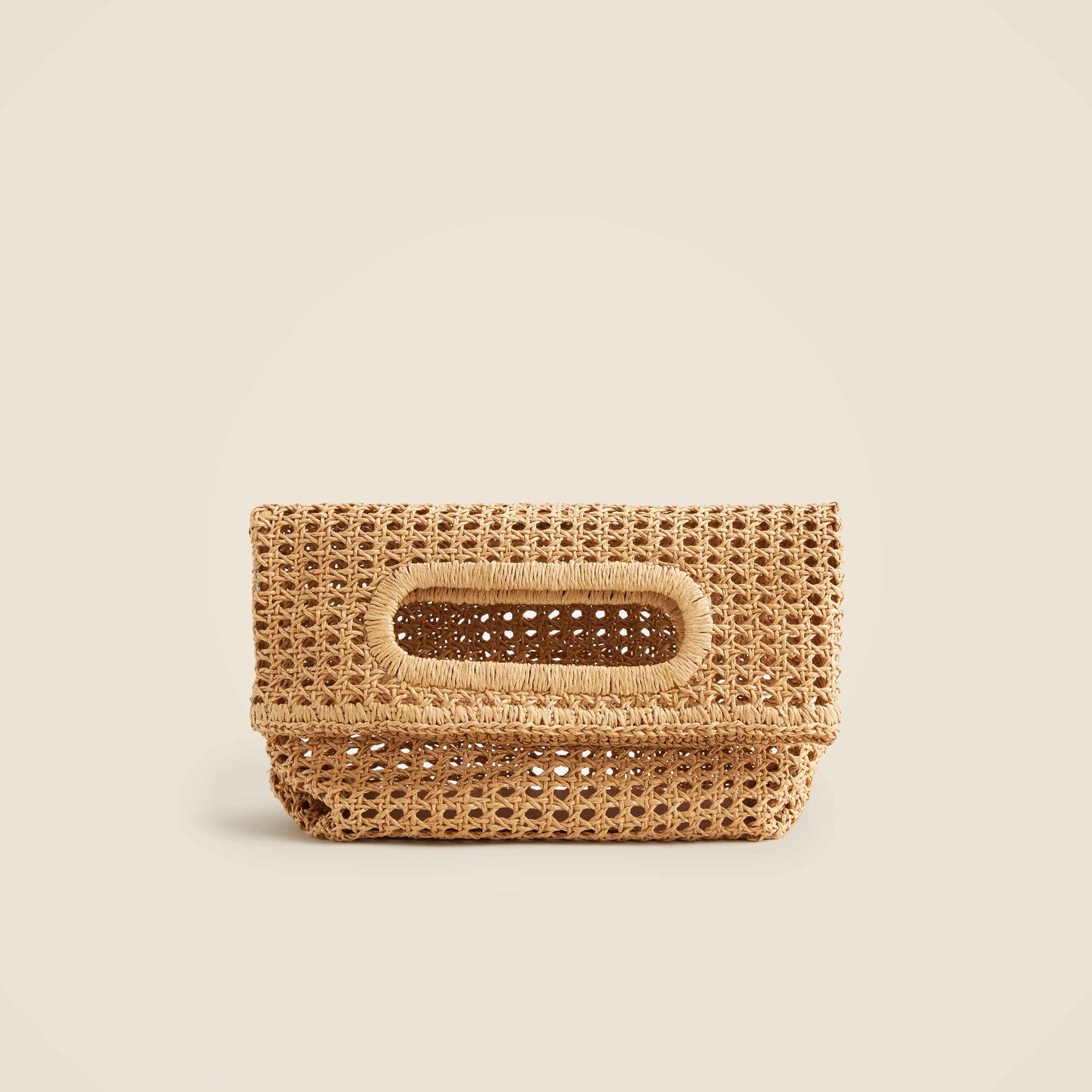 J.Crew: Open Weave Foldover Clutch For Women