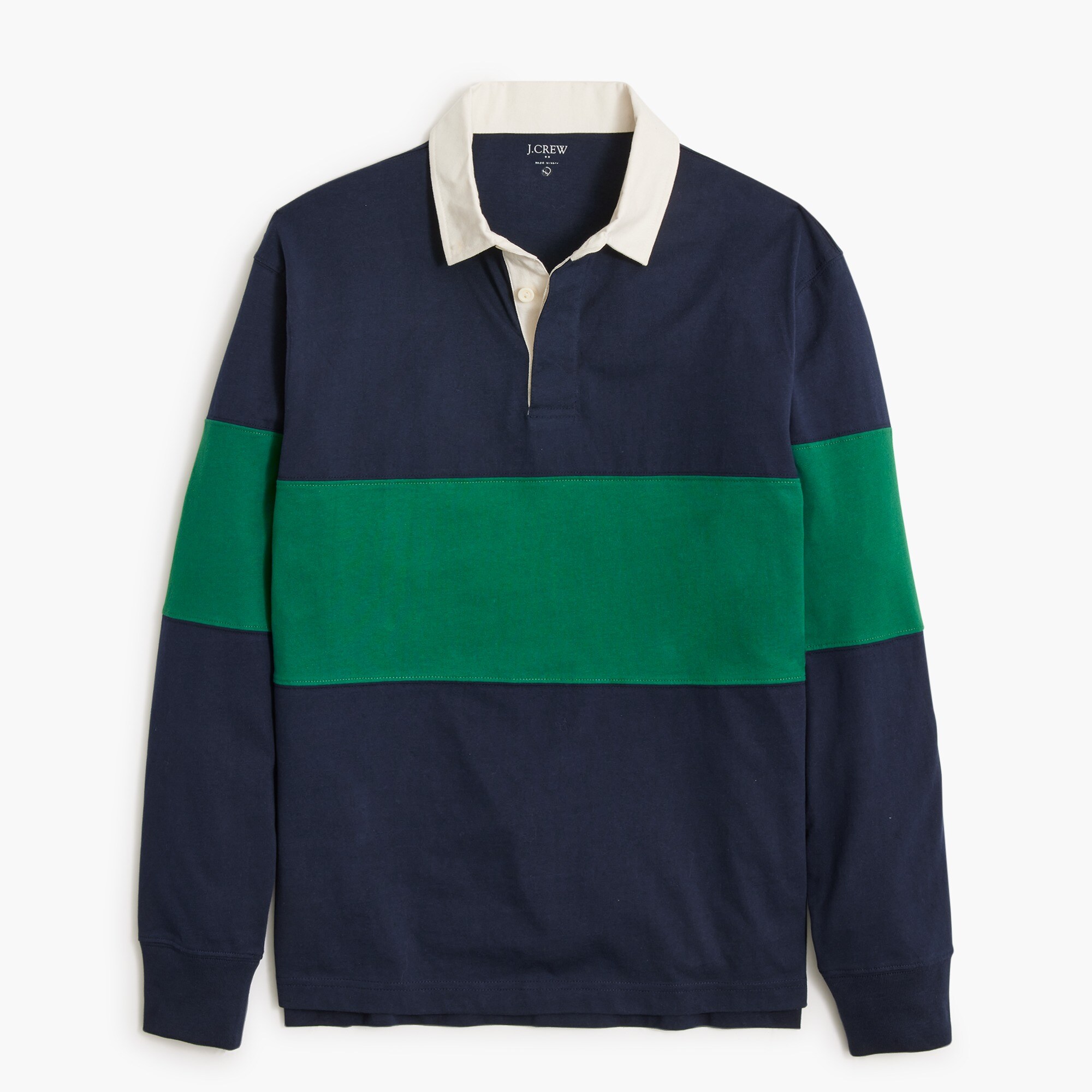 Striped rugby shirt