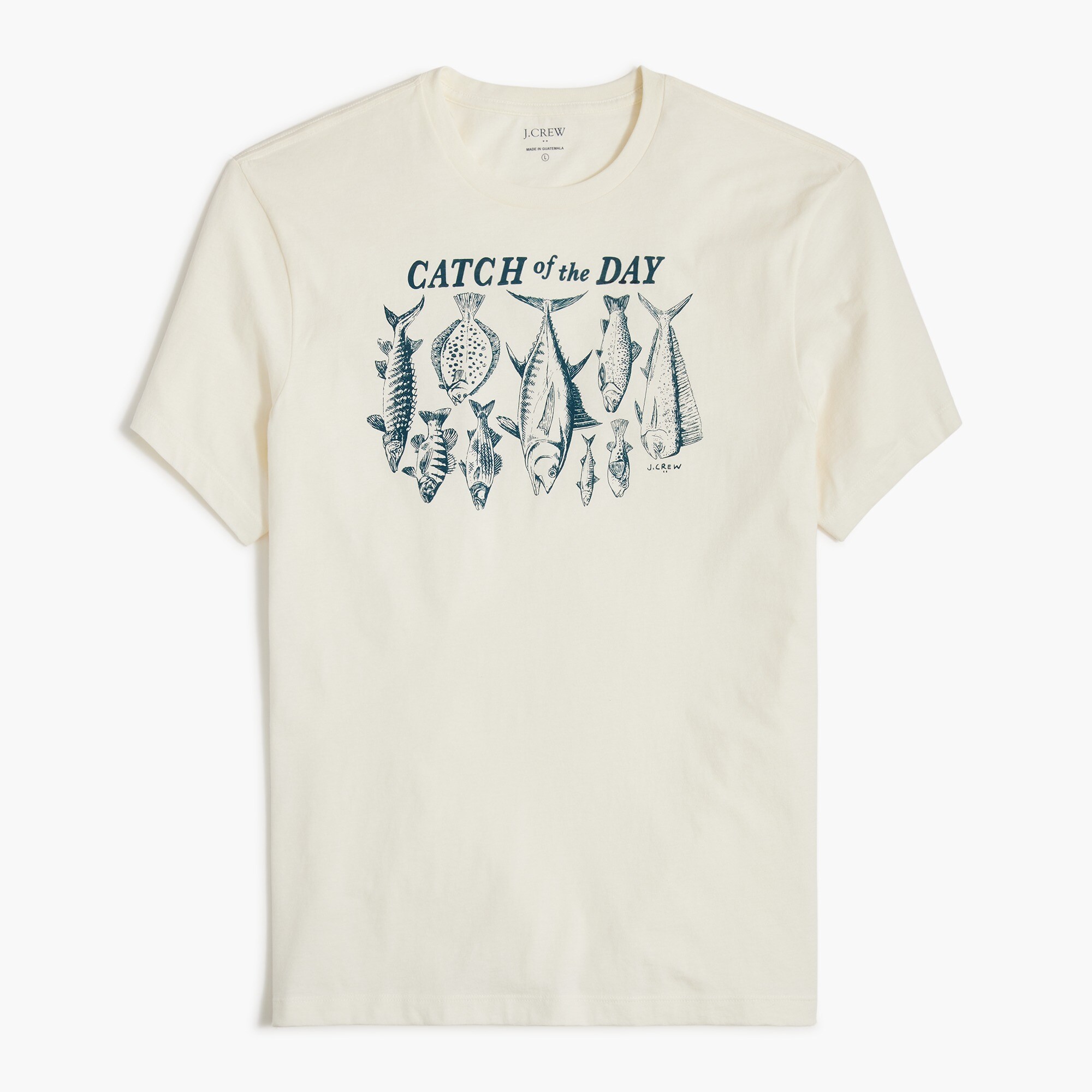"Catch of the day" graphic tee