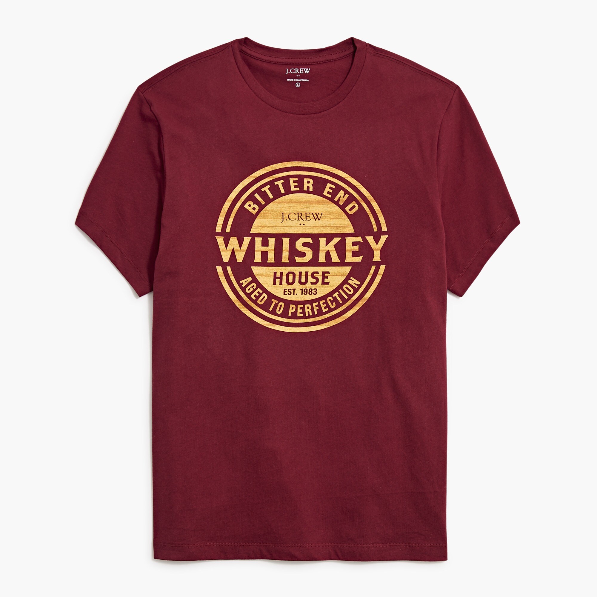 "whiskey house" graphic tee for men