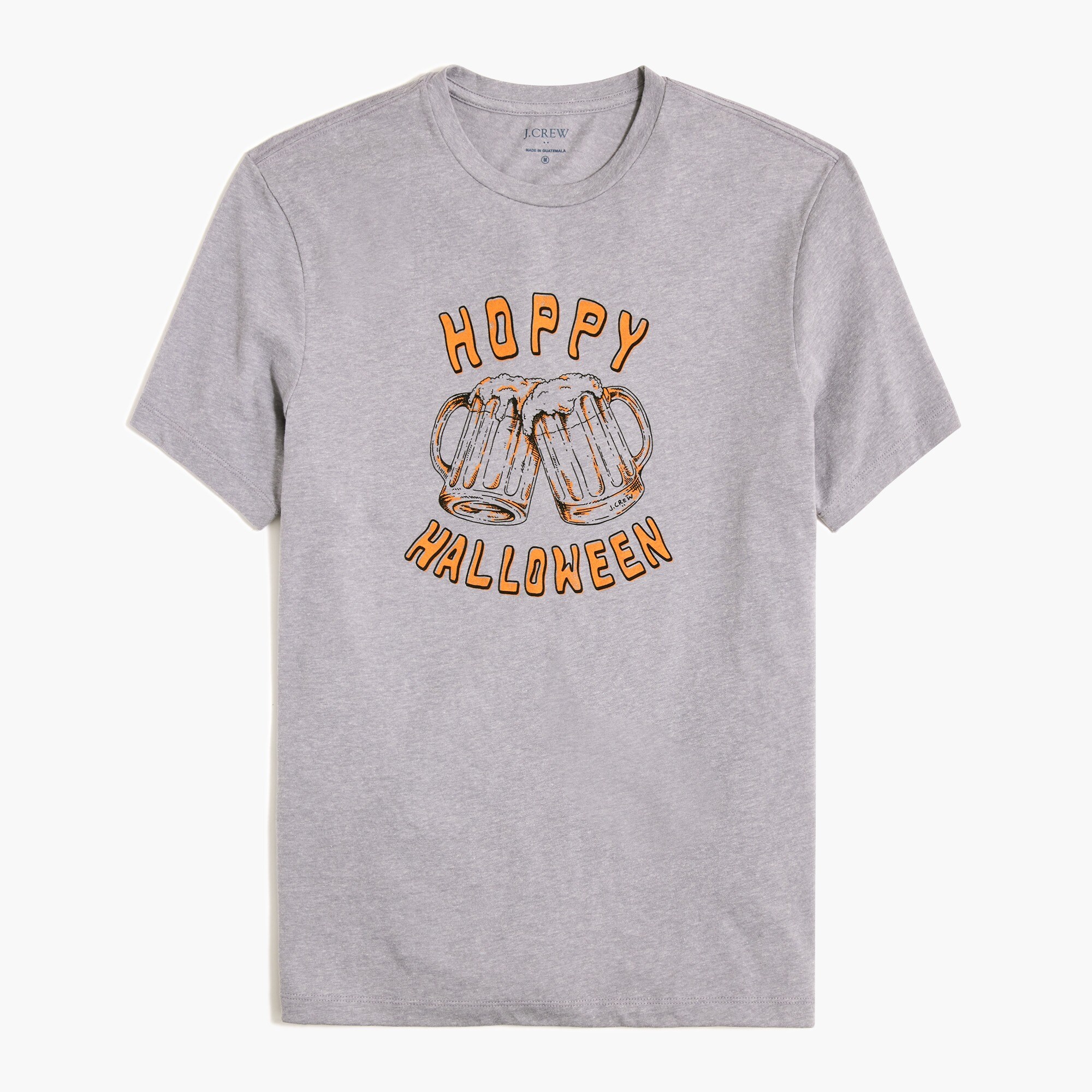 "hoppy halloween" graphic tee for men