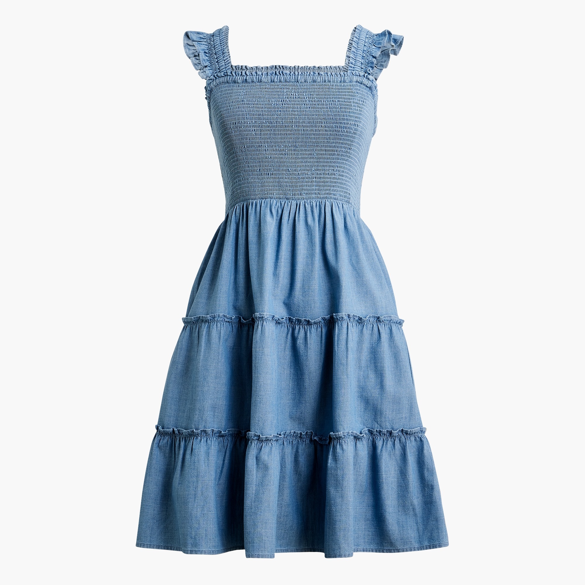 J crew factory chambray dress hotsell