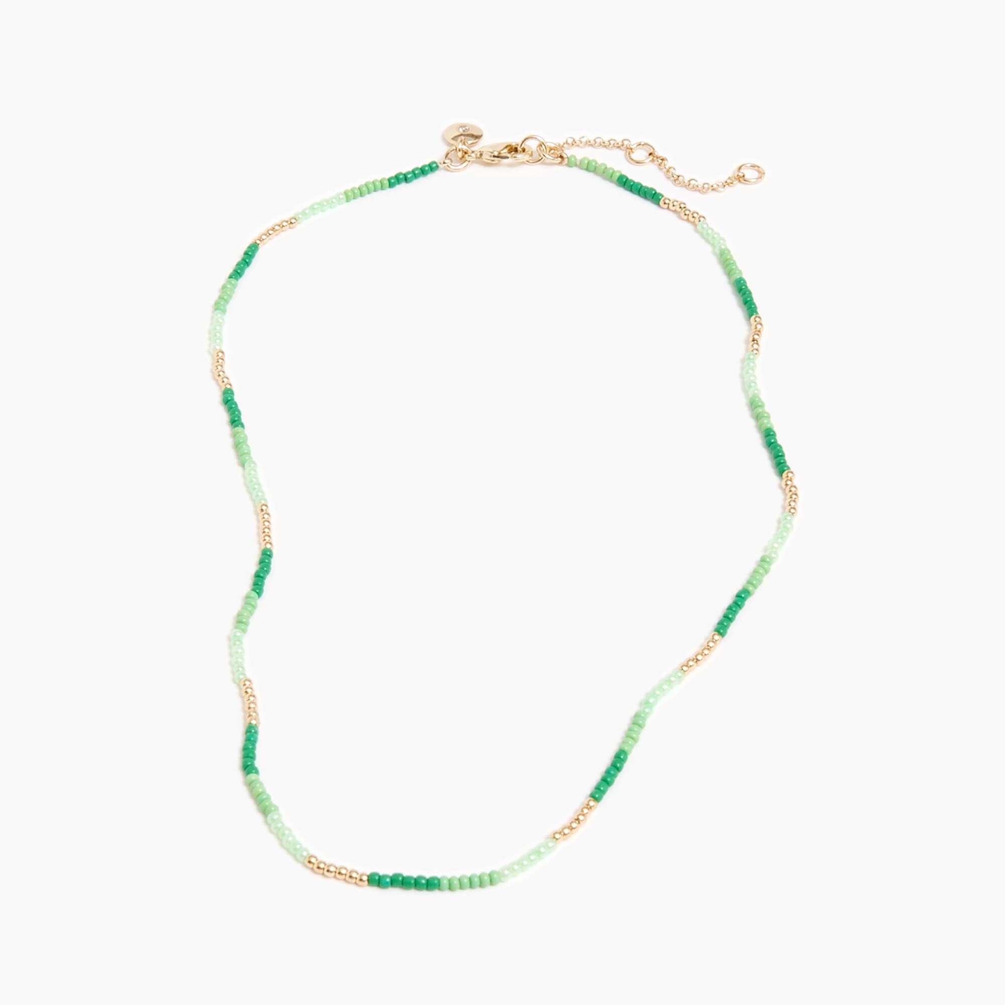 womens Multicolor beaded layering necklace