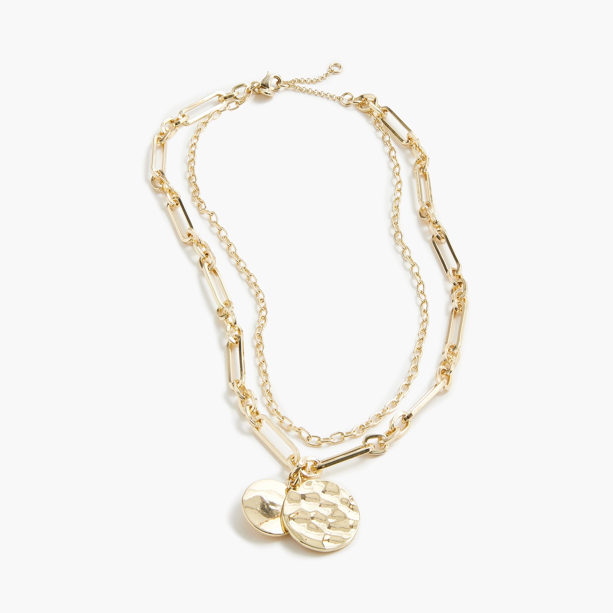 chunky gold layering necklace for women