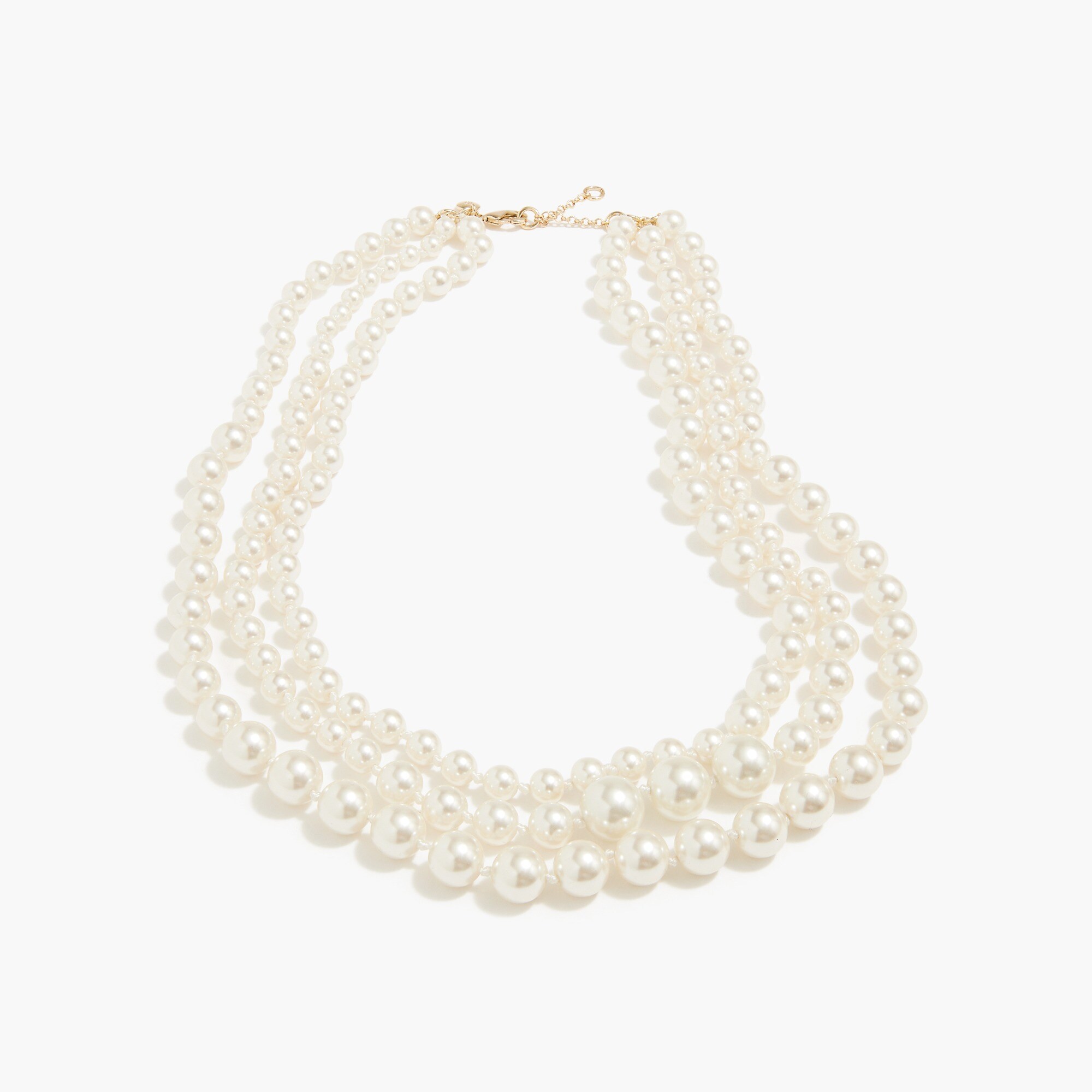 womens Pearl layering necklace