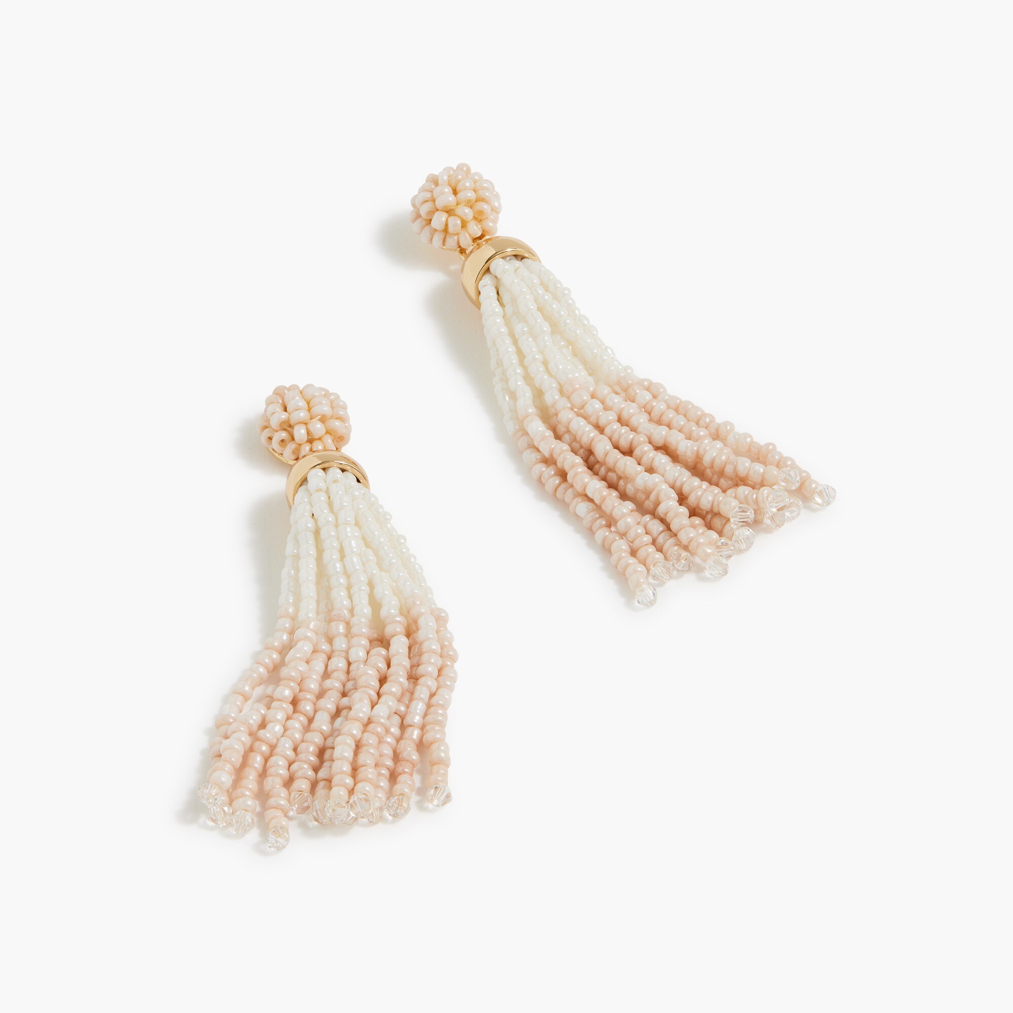 Baublebar white tassel earrings clearance