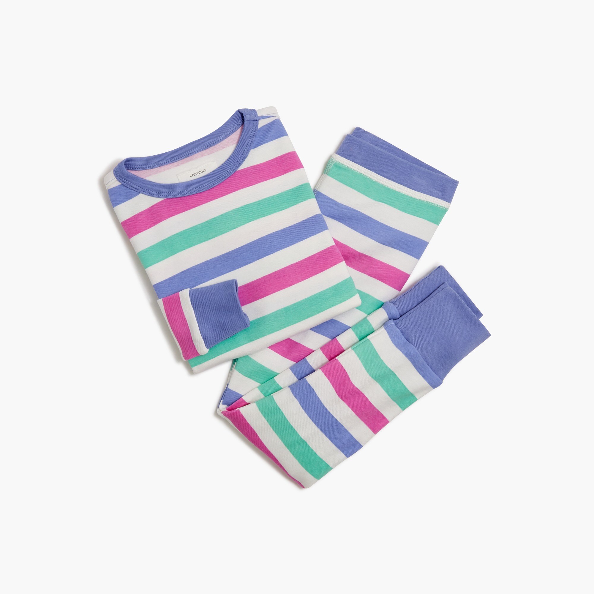 girls Girls' striped pajama set