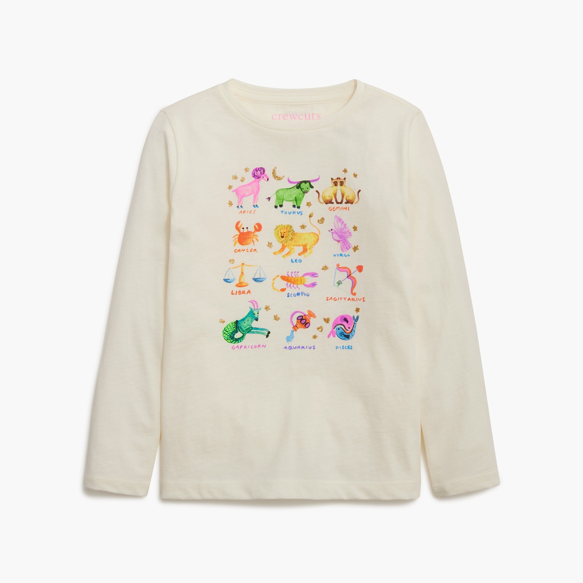 Girls' astrology graphic tee